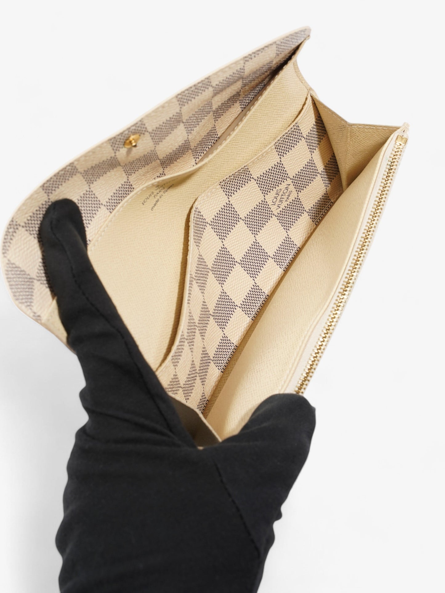Louis Vuitton Emilie Wallet Damier Azur Coated Canvas