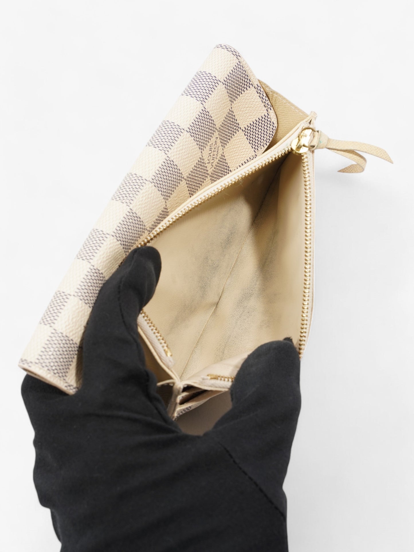 Louis Vuitton Emilie Wallet Damier Azur Coated Canvas