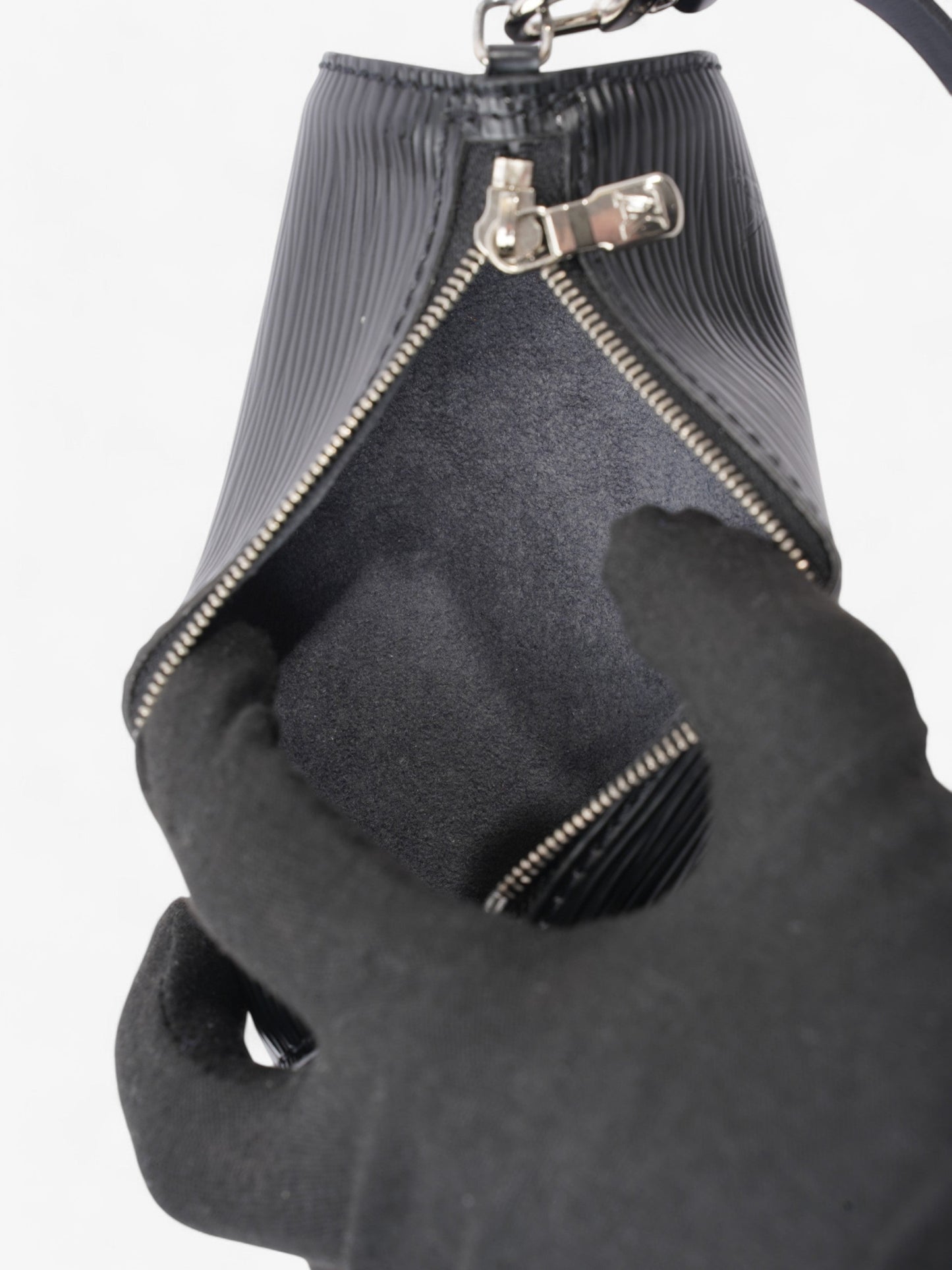 Louis Vuitton Soufflot Black Epi Leather Mini
