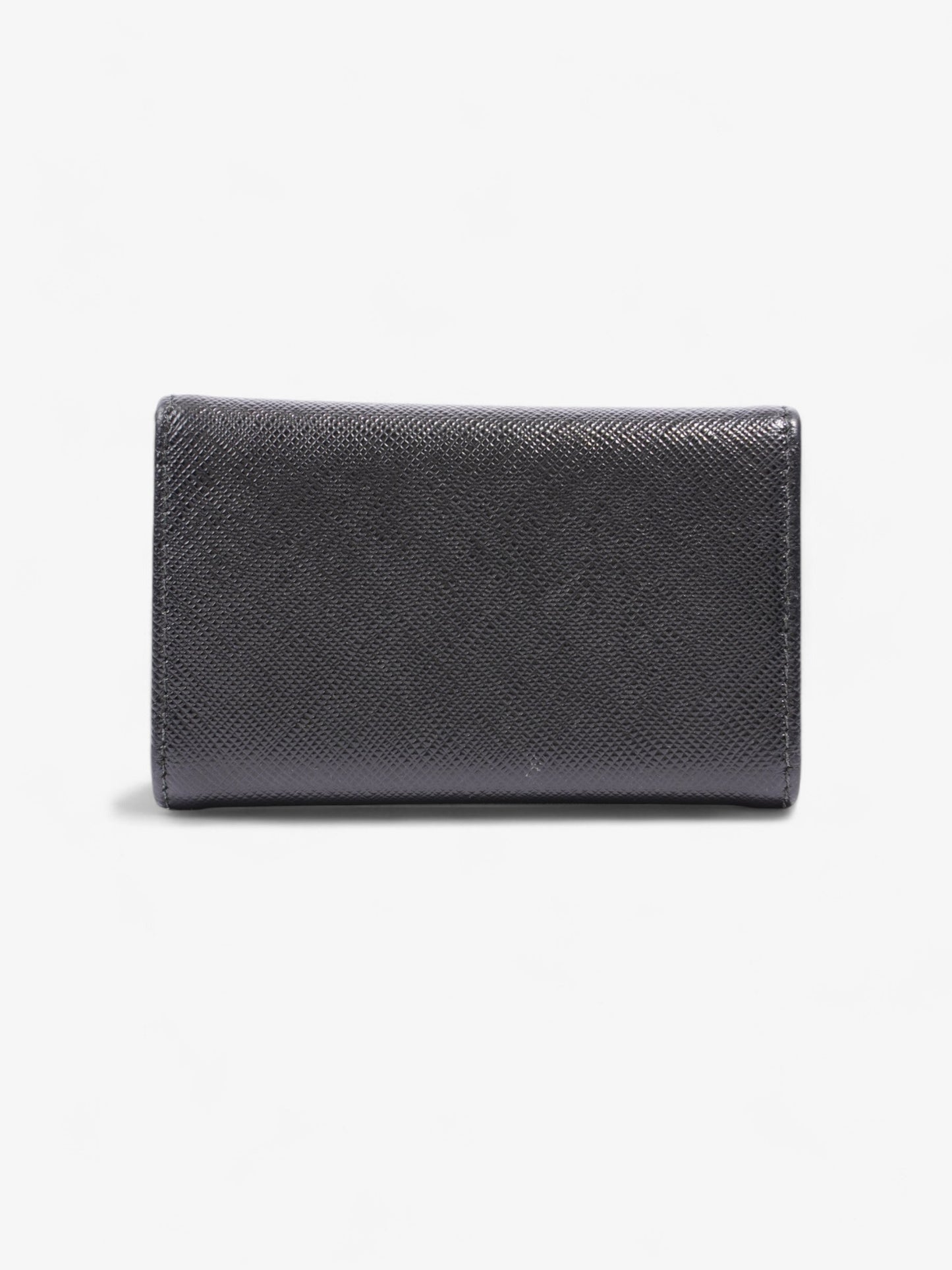 Prada Key Case Black Saffiano Leather