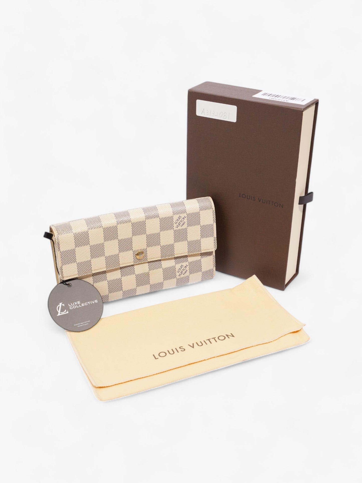 Louis Vuitton Porte Tresor Wallet Damier Azur Coated Canvas