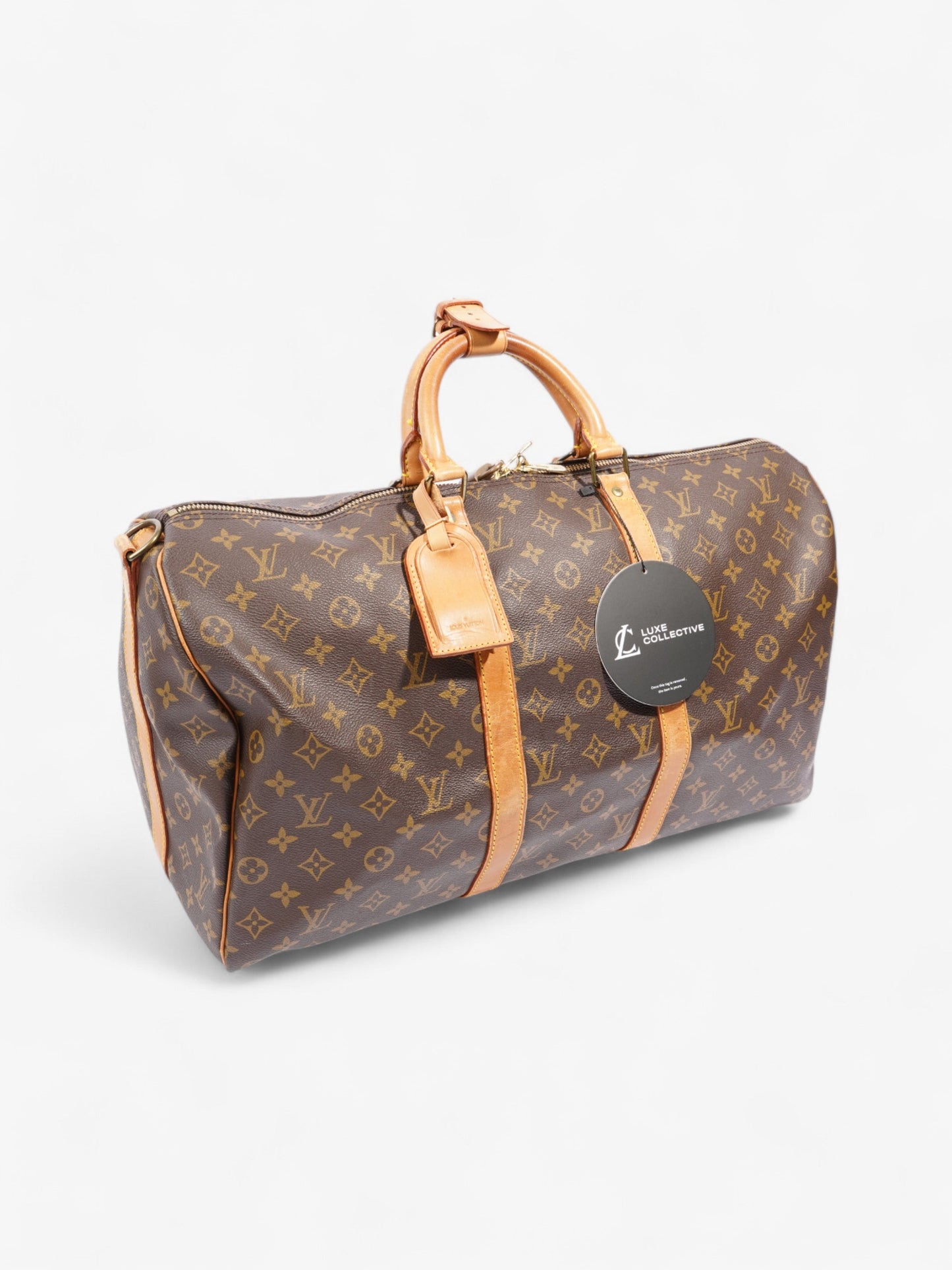 Louis Vuitton Keepall Bandouliere Monogram Coated Canvas 50