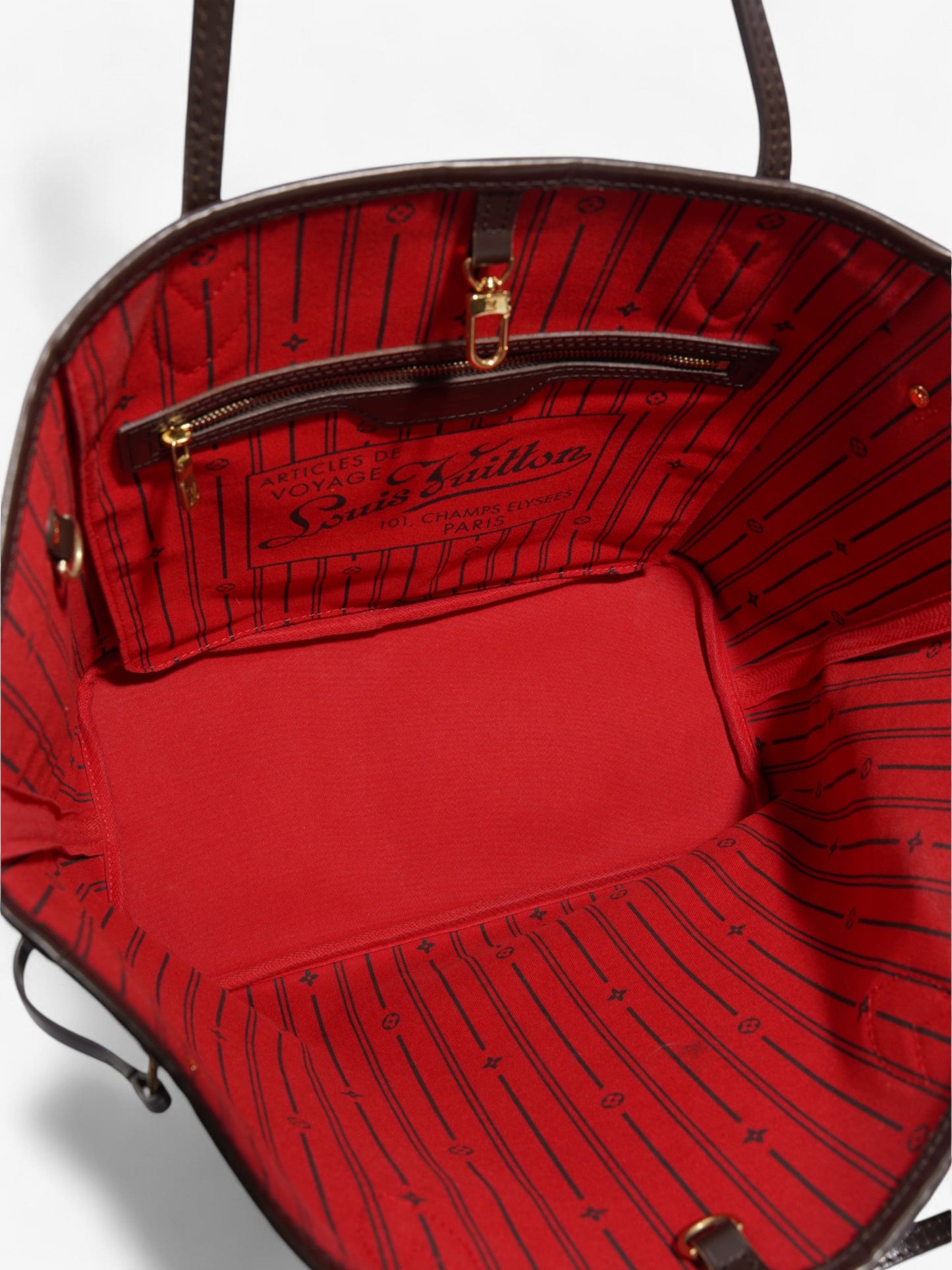 Louis Vuitton Neverfull Damier Ebene Coated Canvas MM