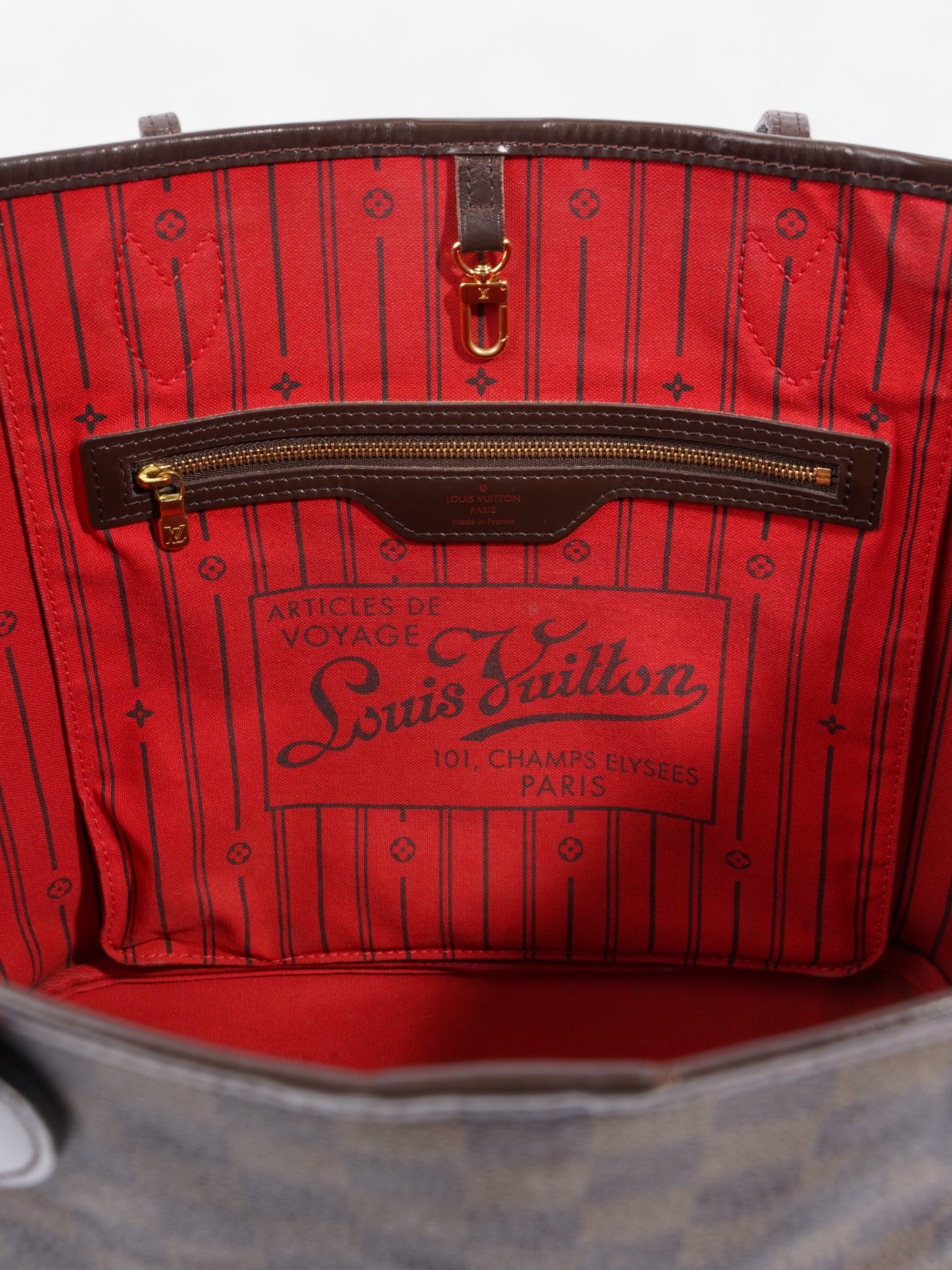 Louis Vuitton Neverfull Damier Ebene Coated Canvas MM