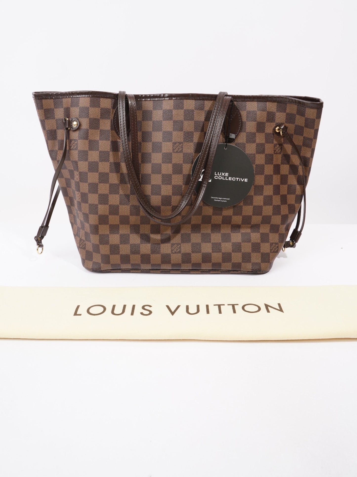 Louis Vuitton Neverfull Damier Ebene Coated Canvas MM