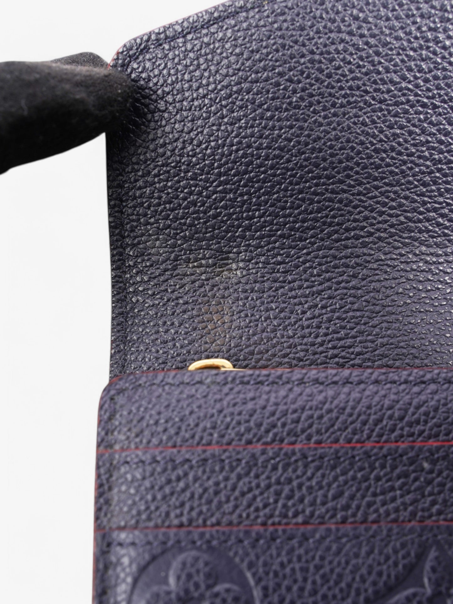 Louis Vuitton Sarah Wallet Black Empreinte Leather