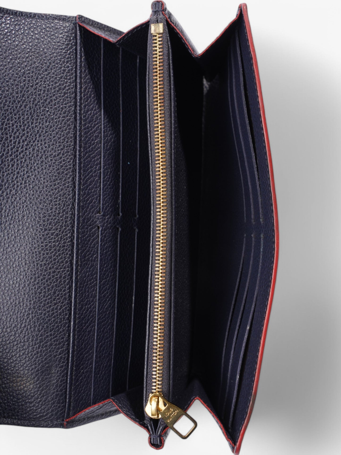 Louis Vuitton Sarah Wallet Black Empreinte Leather