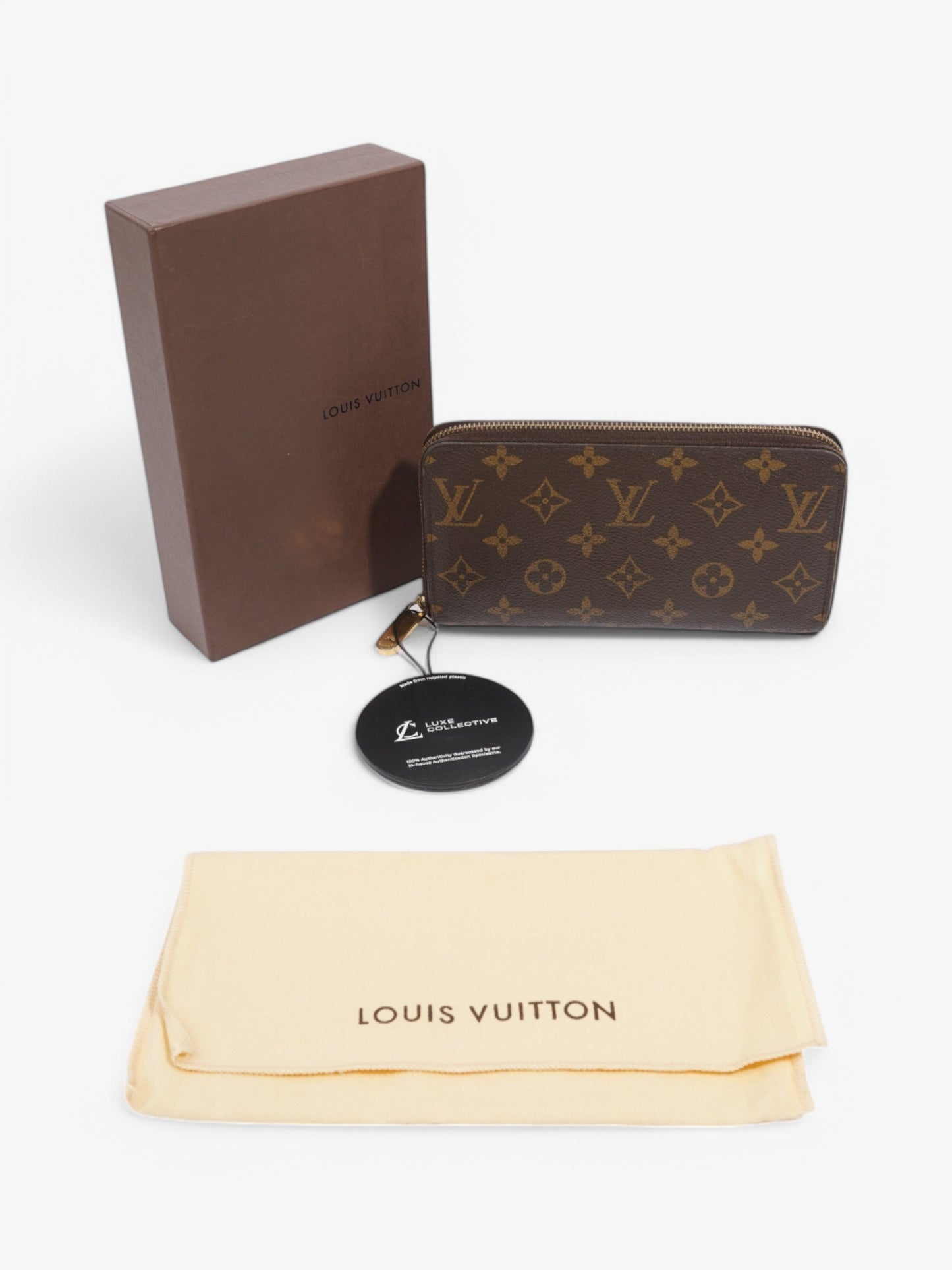 Louis Vuitton Zippy Wallet Monogram Coated Canvas