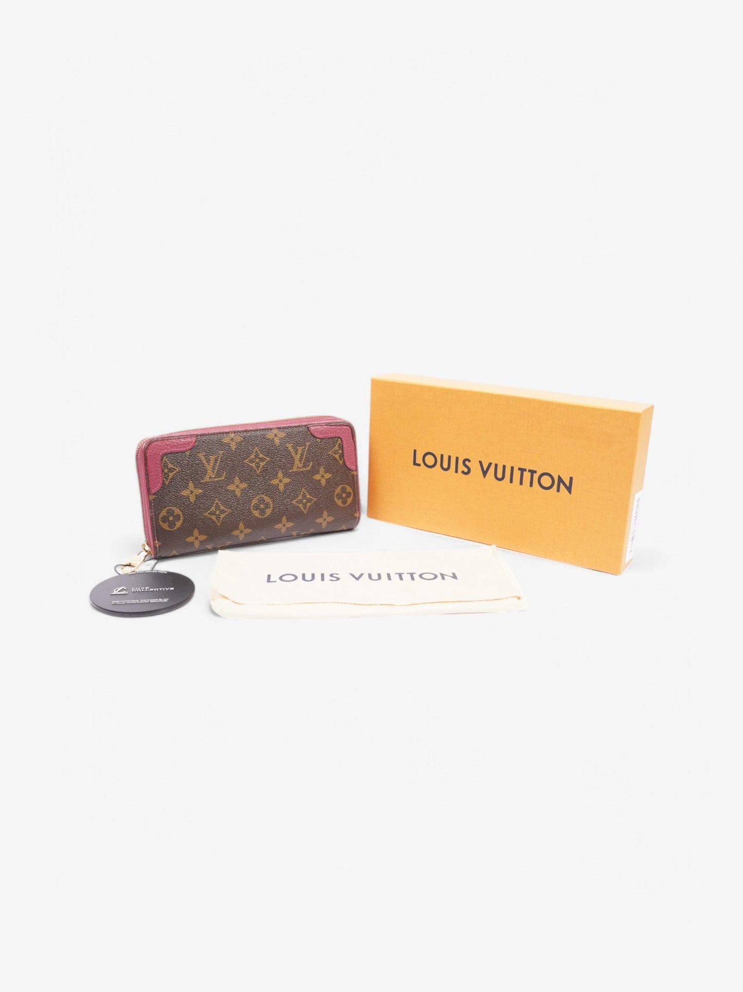 Louis Vuitton Zippy Wallet Monogram / Rose Coated Canvas