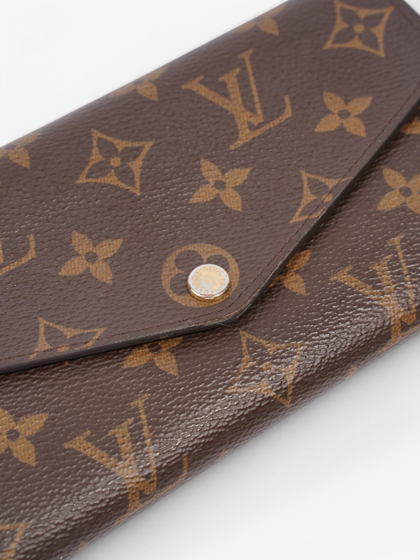 Louis Vuitton Sarah Wallet Monogram Coated Canvas