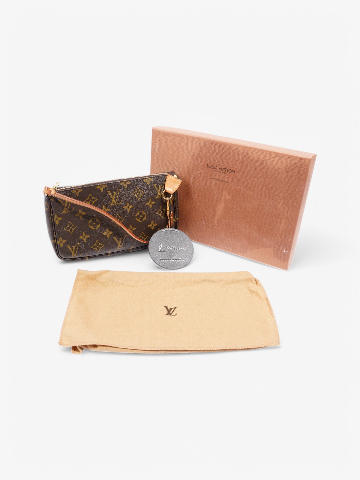 Louis Vuitton Pochette Accessoires Monogram Coated Canvas
