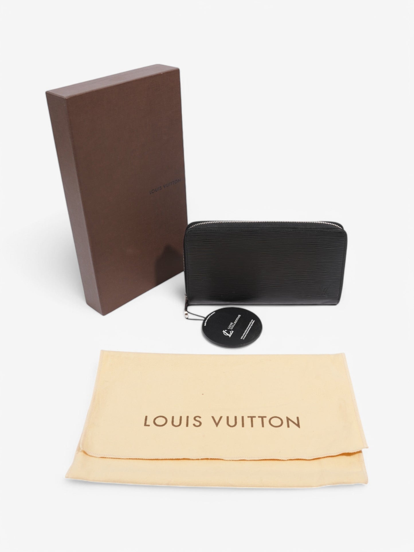 Louis Vuitton Zippy Wallet Black Epi Leather