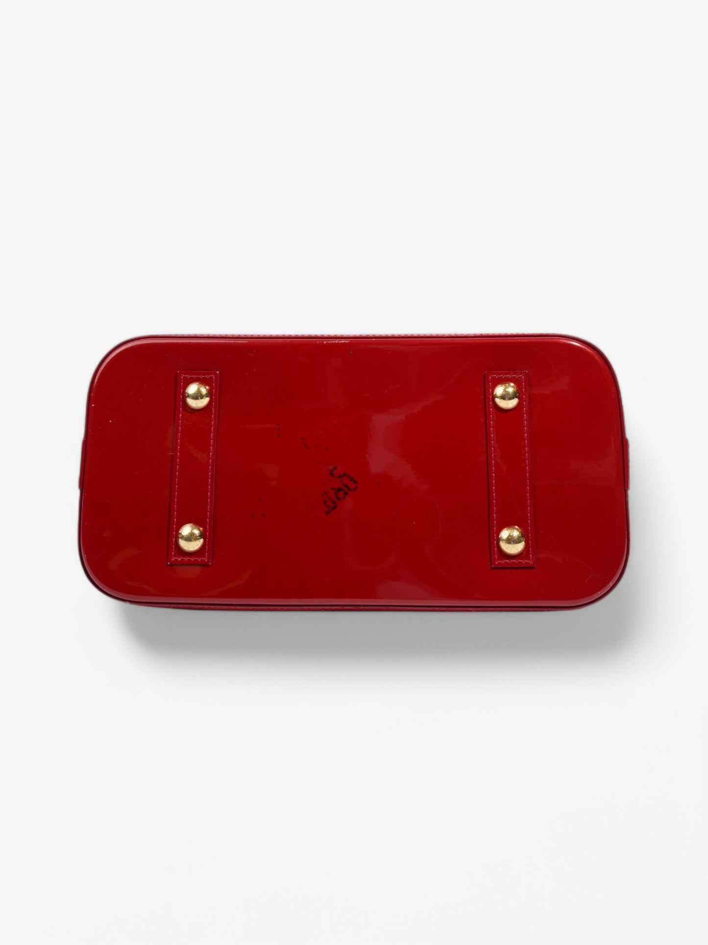 Louis Vuitton Alma Red Vernis Leather PM