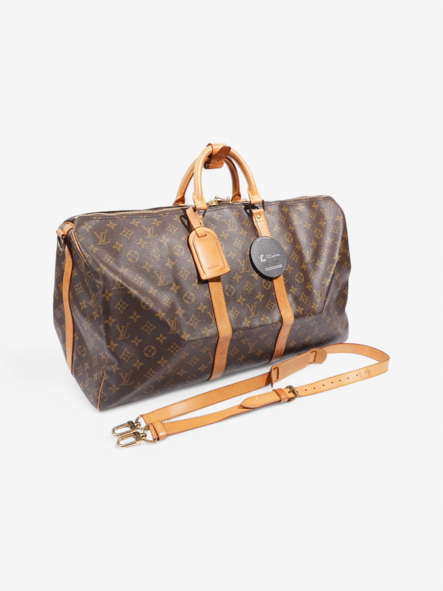 Louis Vuitton Keepall Bandouliere Monogram Coated Canvas 55