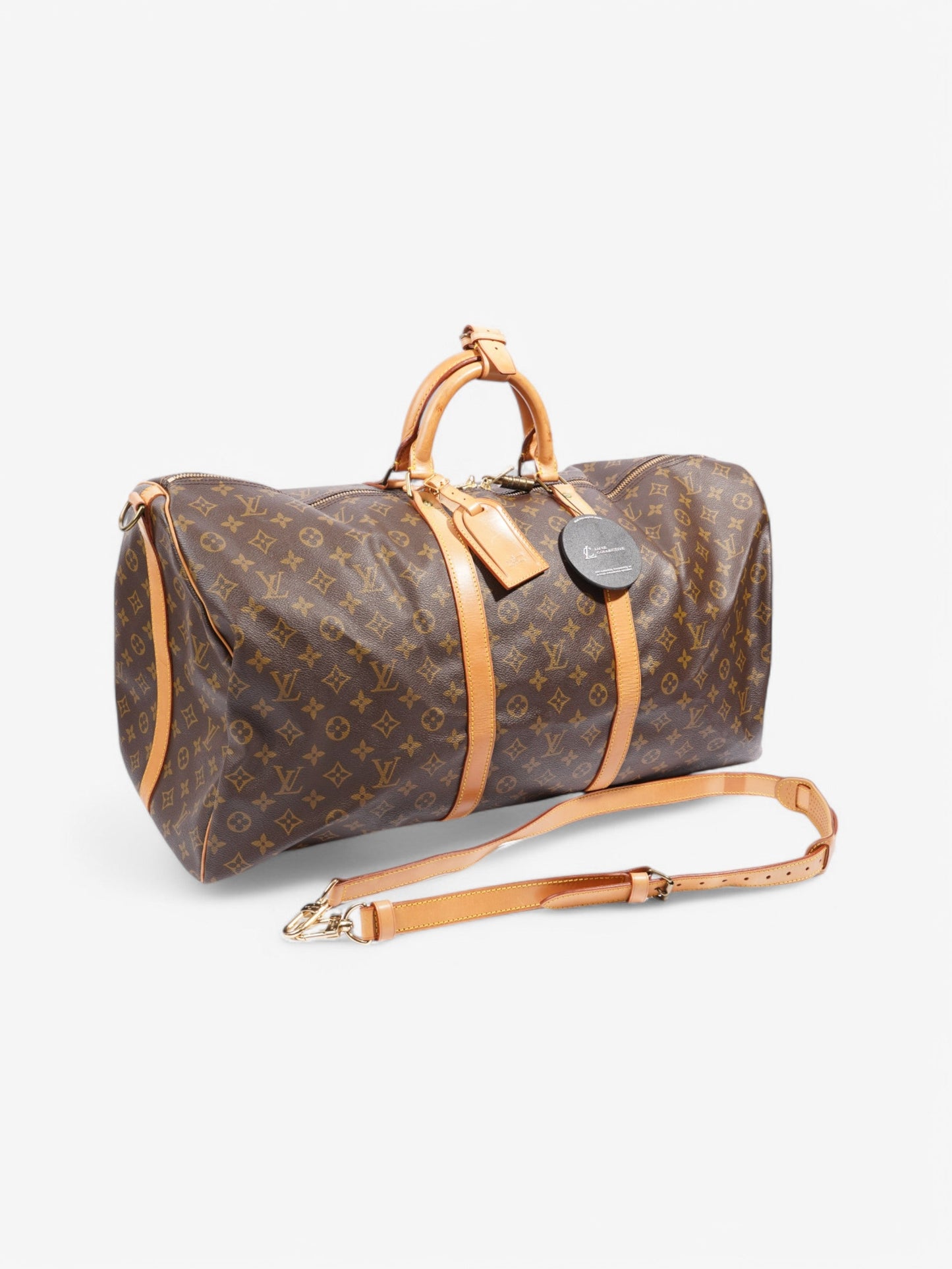 Louis Vuitton Keepall Bandouliere Monogram Coated Canvas 60