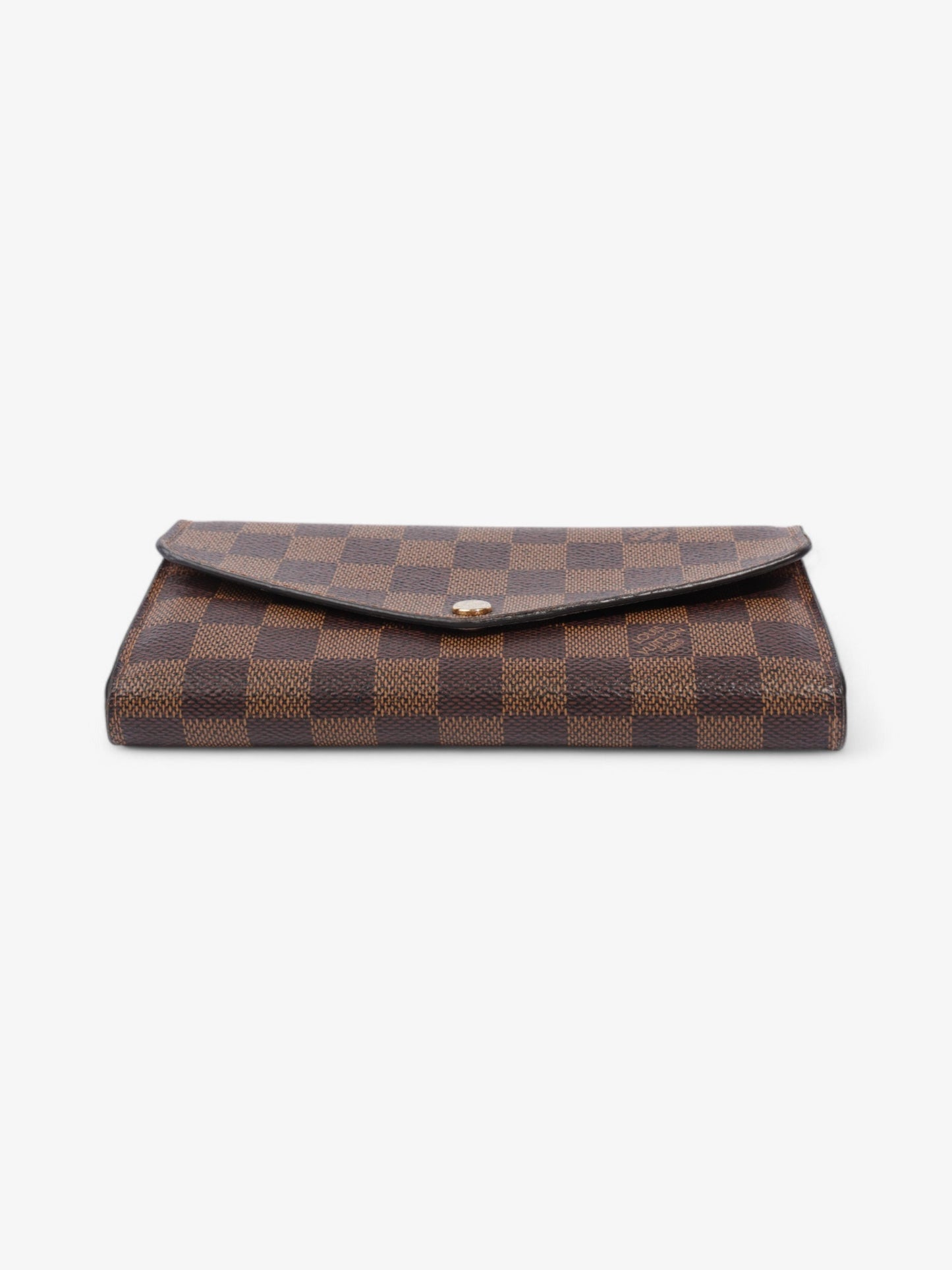 Louis Vuitton Sarah Wallet Damier Ebene Coated Canvas