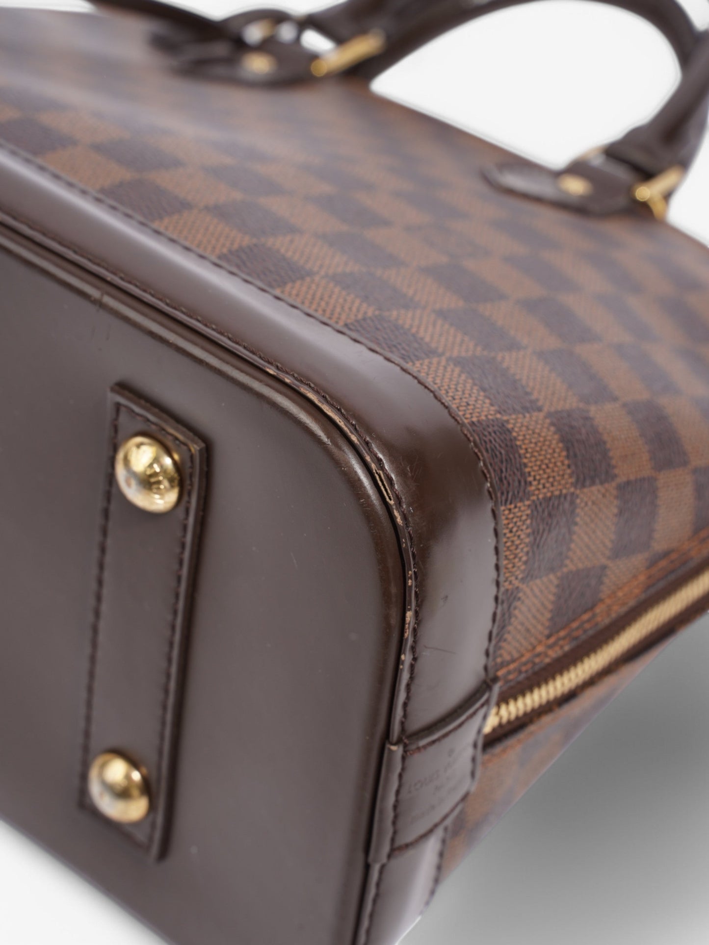 Louis Vuitton Alma Damier Ebene Coated Canvas PM