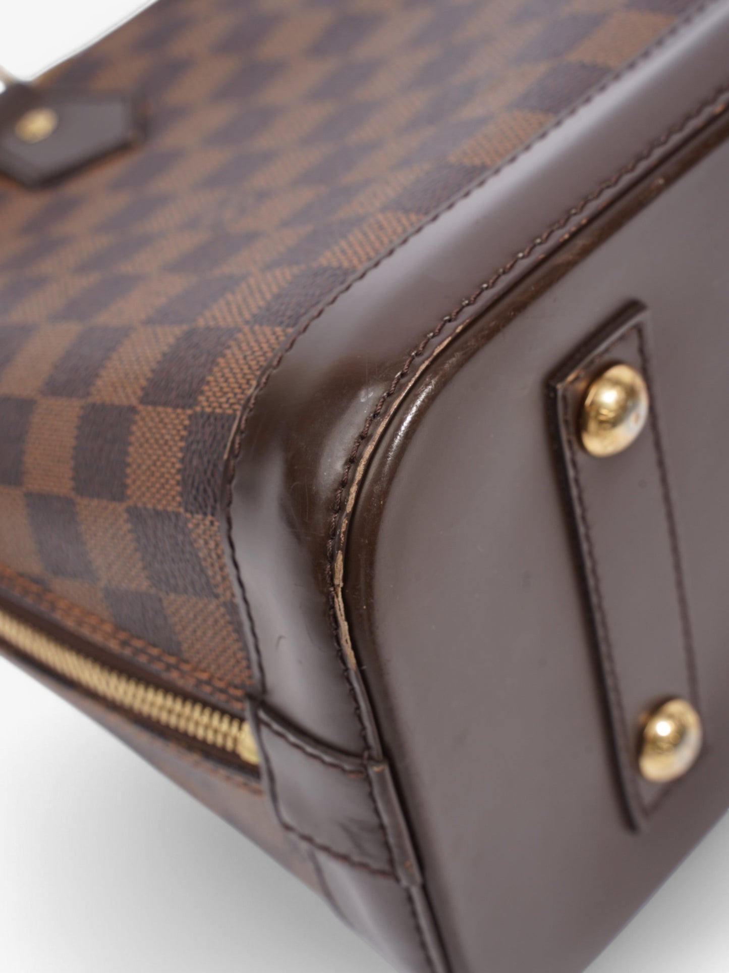Louis Vuitton Alma Damier Ebene Coated Canvas PM