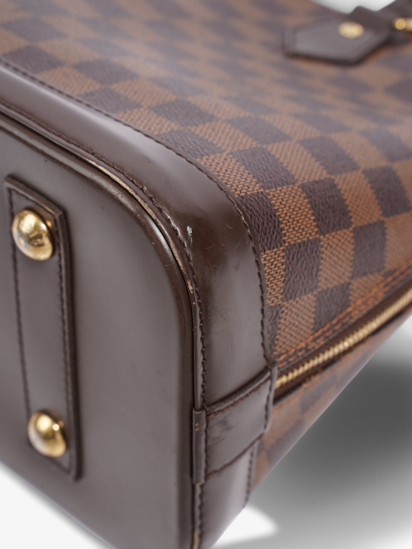 Louis Vuitton Alma Damier Ebene Coated Canvas PM