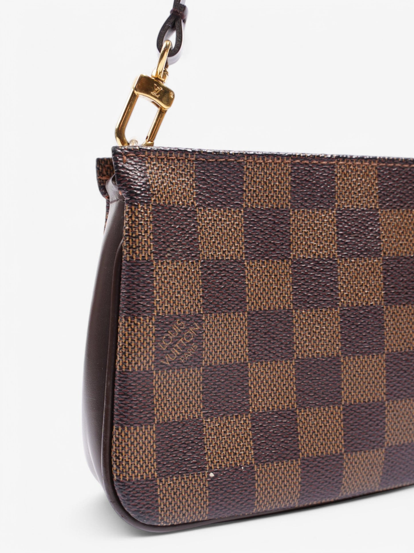 Louis Vuitton Pochette Accessoires Damier Ebene Coated Canvas