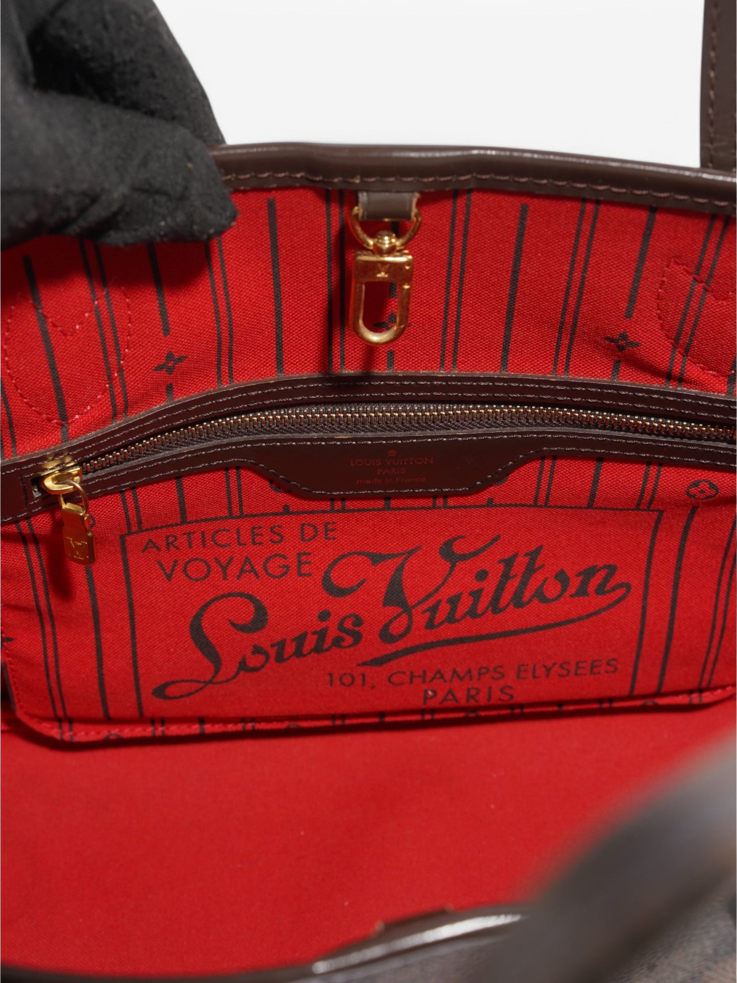 Louis Vuitton Neverfull Damier Ebene Coated Canvas MM