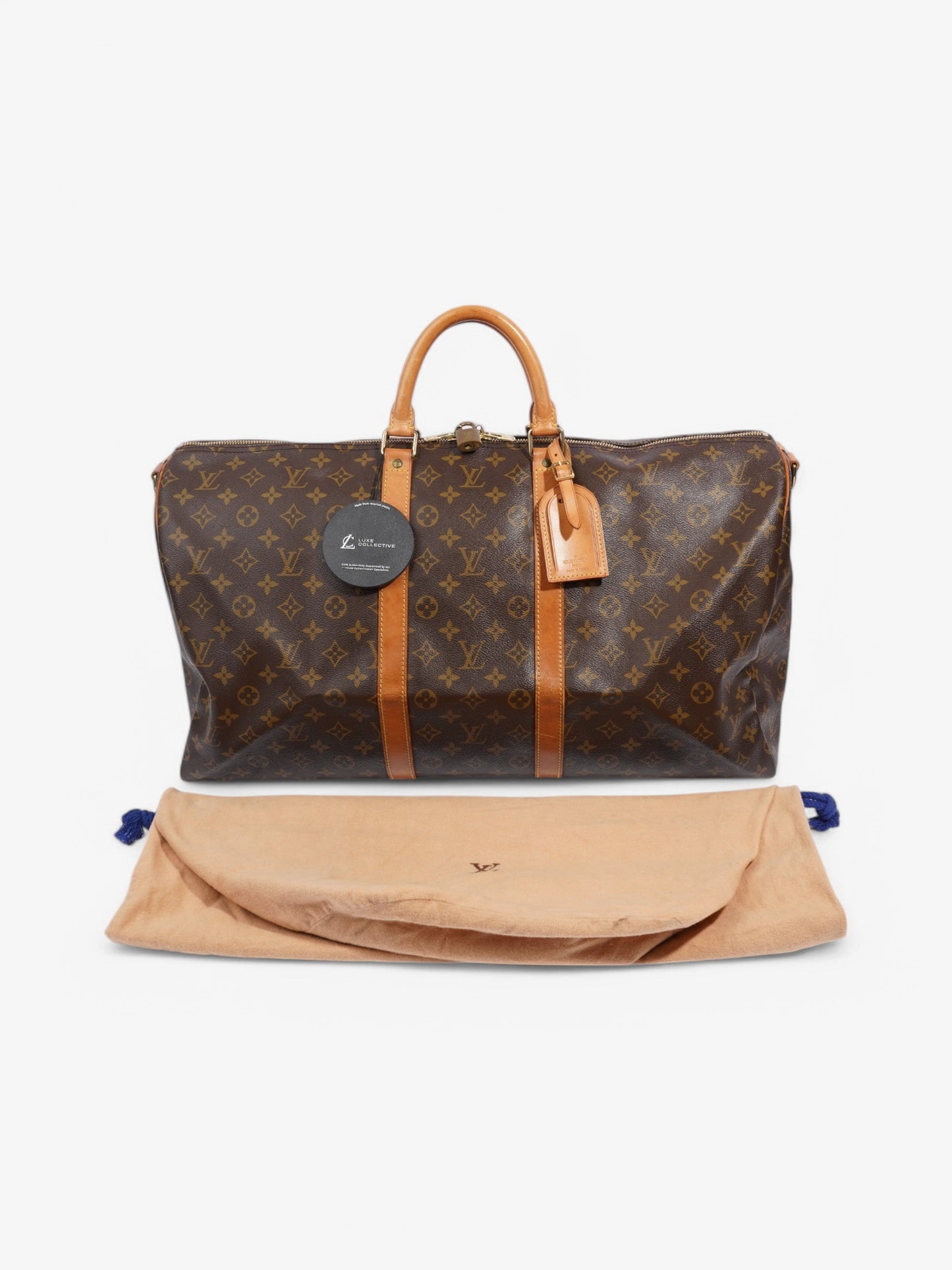 Louis Vuitton Keepall Bandouliere Monogram Coated Canvas 55