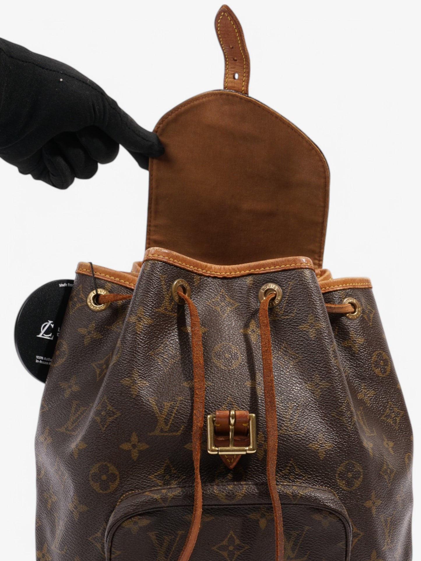 Louis Vuitton Montsouris Monogram Coated Canvas MM