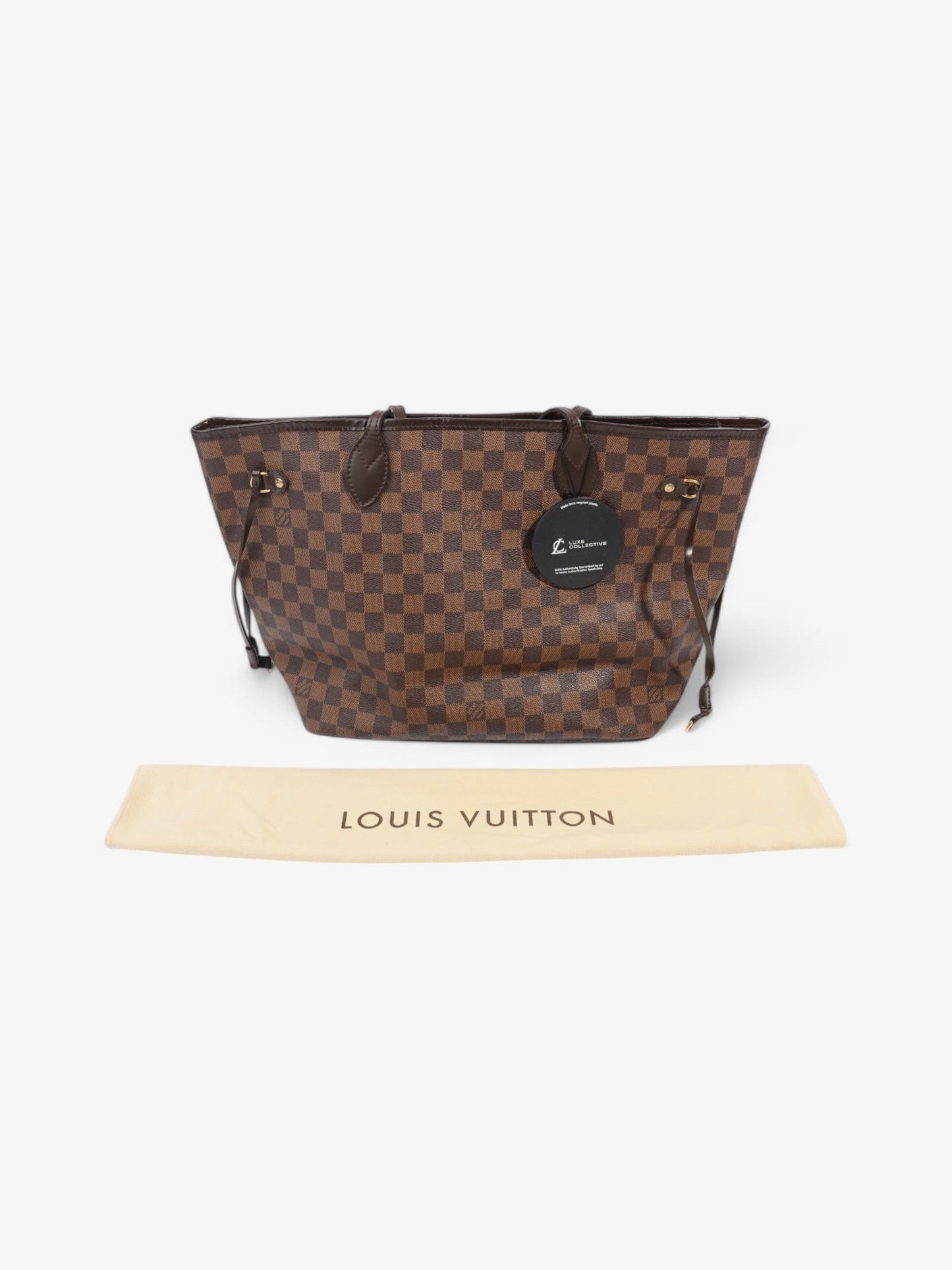 Louis Vuitton Neverfull Damier Ebene Coated Canvas MM