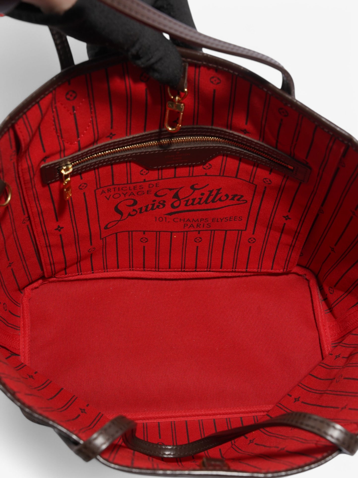 Louis Vuitton Neverfull Damier Ebene Coated Canvas MM