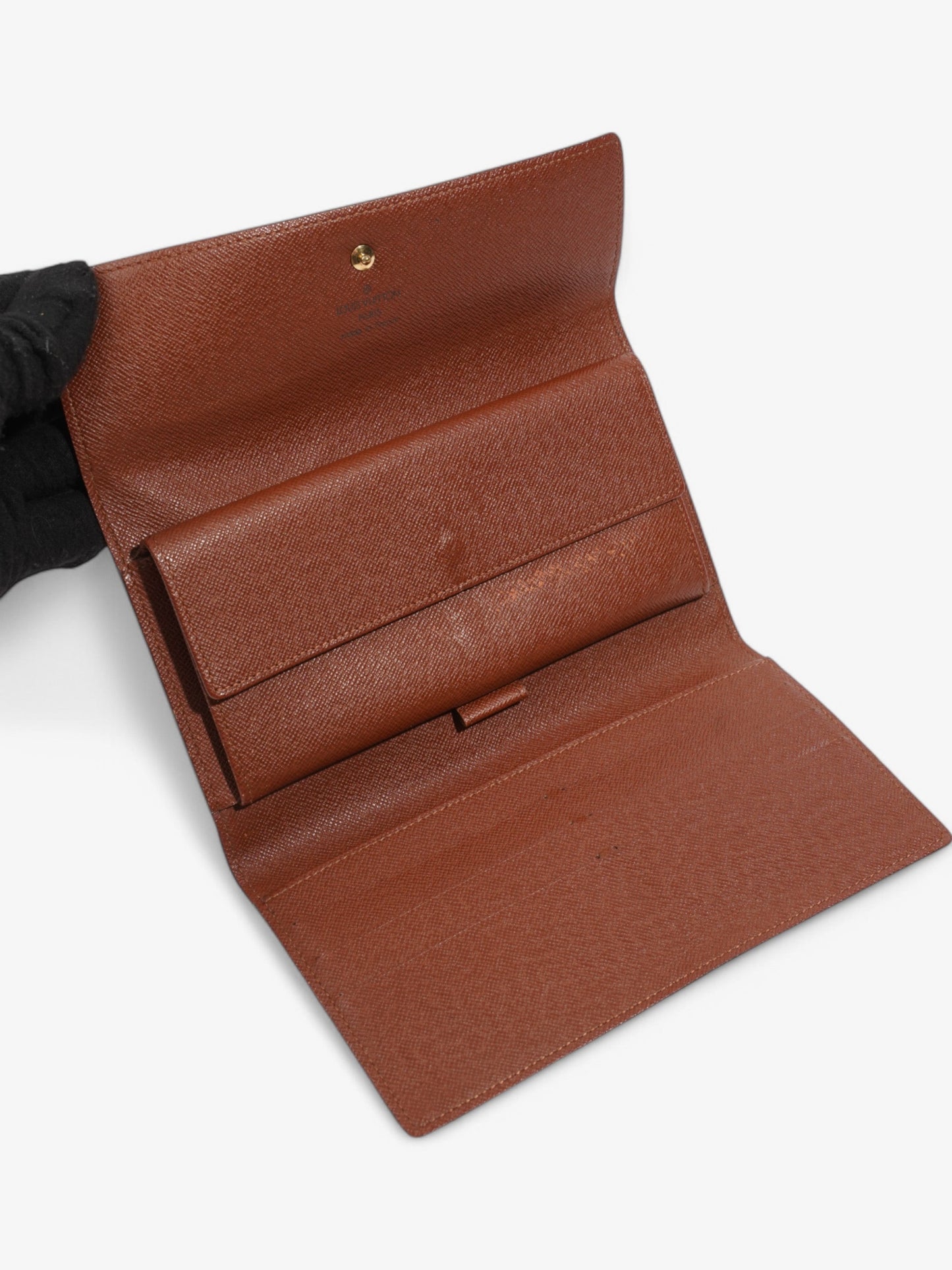 Louis Vuitton Emilie Wallet Monogram Coated Canvas