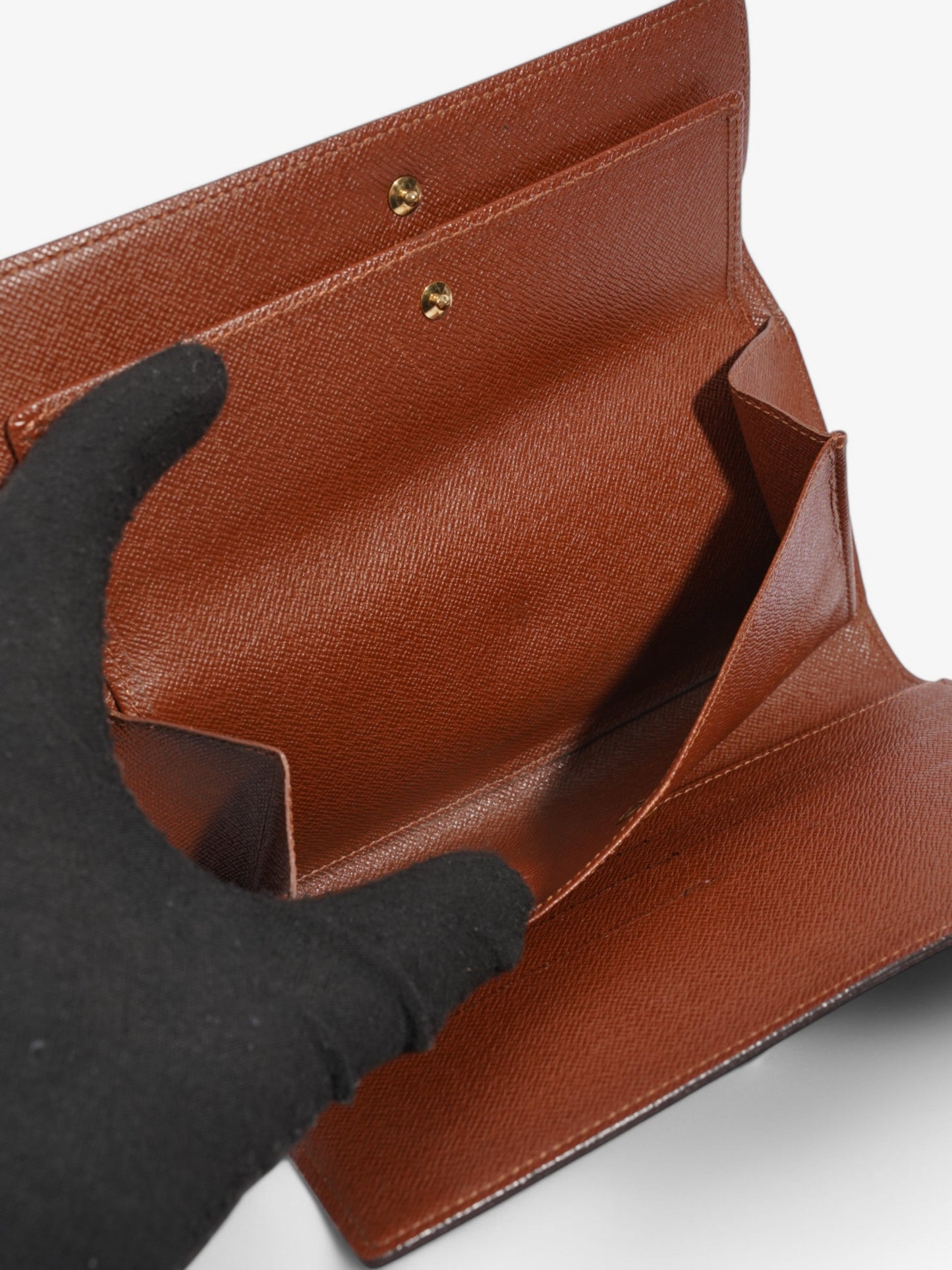 Louis Vuitton Emilie Wallet Monogram Coated Canvas