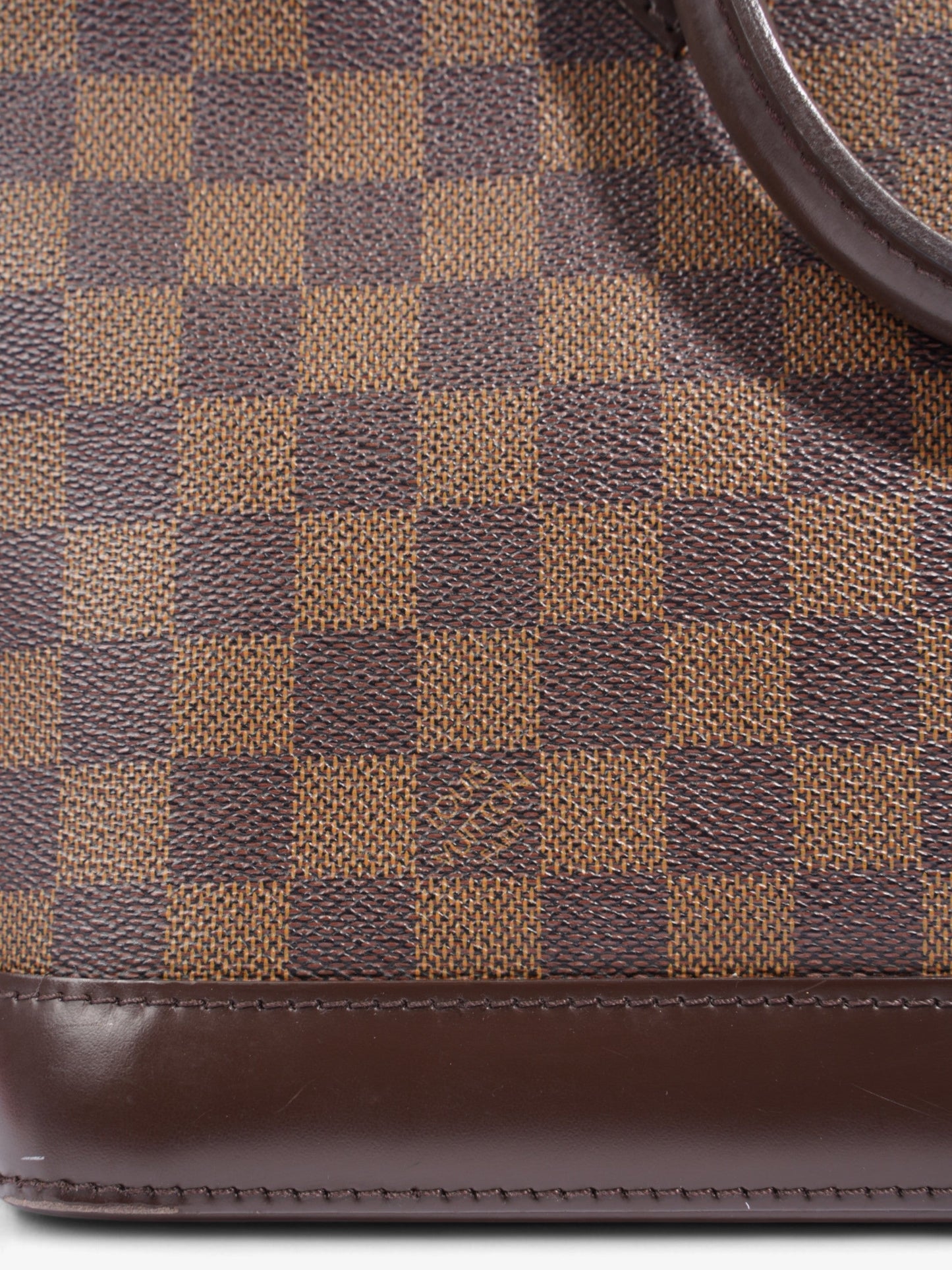 Louis Vuitton Alma Damier Ebene Coated Canvas PM