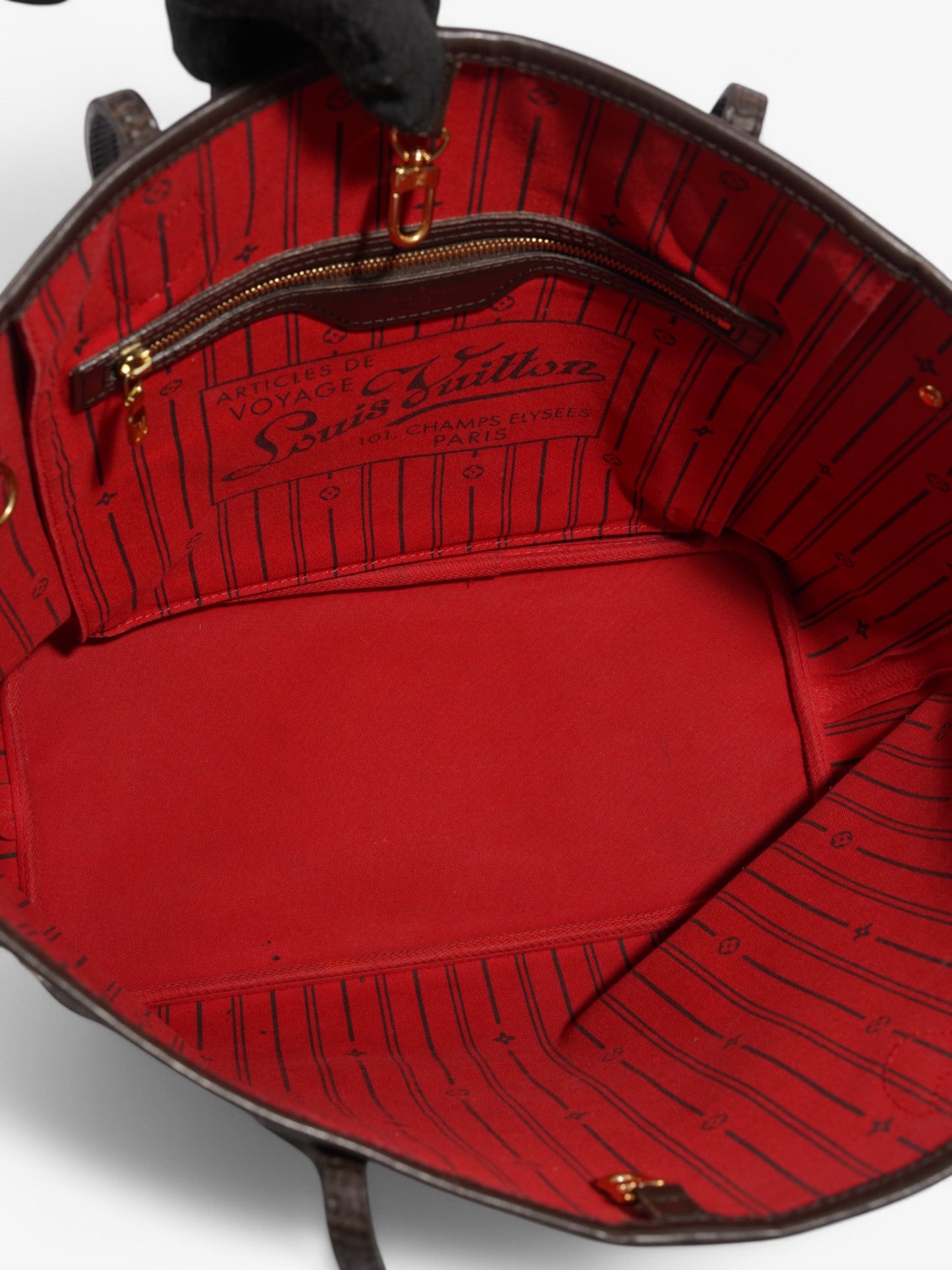 Louis Vuitton Neverfull Damier Ebene Coated Canvas MM