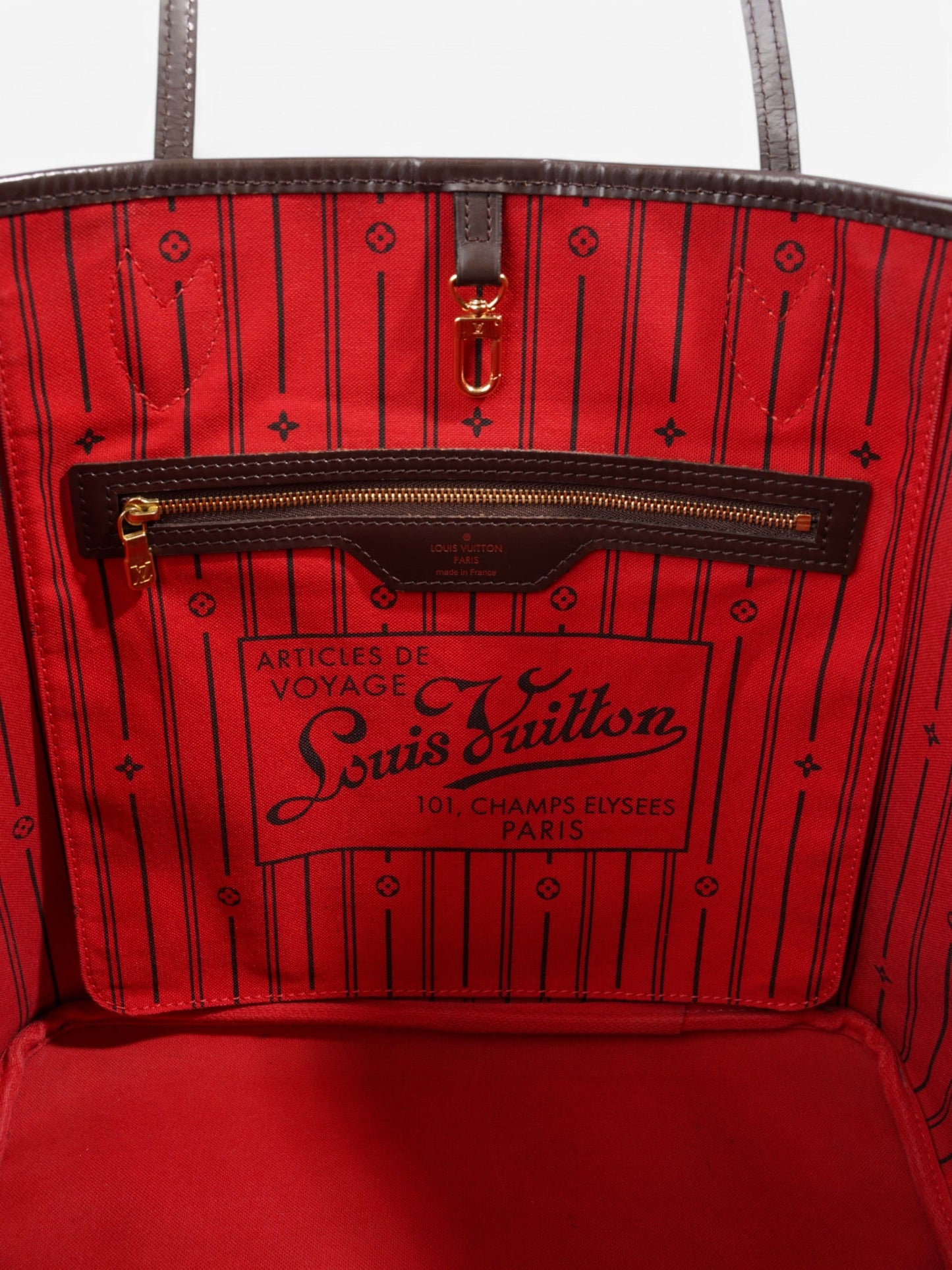 Louis Vuitton Neverfull Damier Ebene Coated Canvas MM