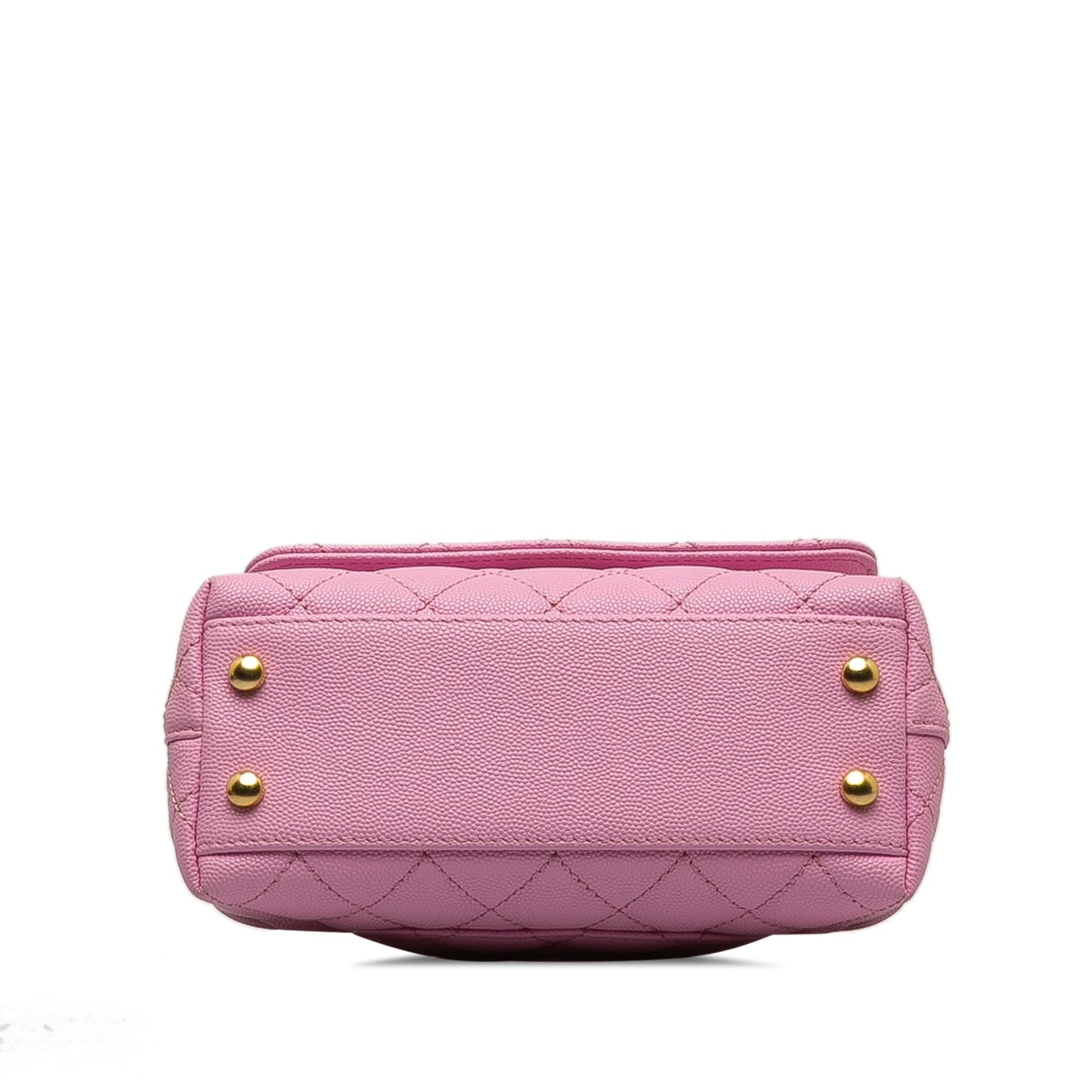 Chanel Coco Handle Mini Pink Caviar Gold