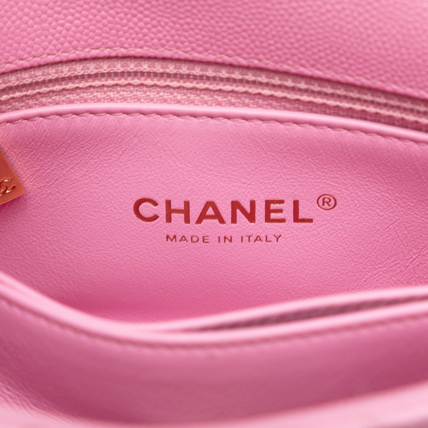 Chanel Coco Handle Mini Pink Caviar Gold