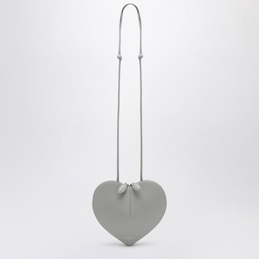 Alaia Le Coeur Pearl Grey Leather Bag Women