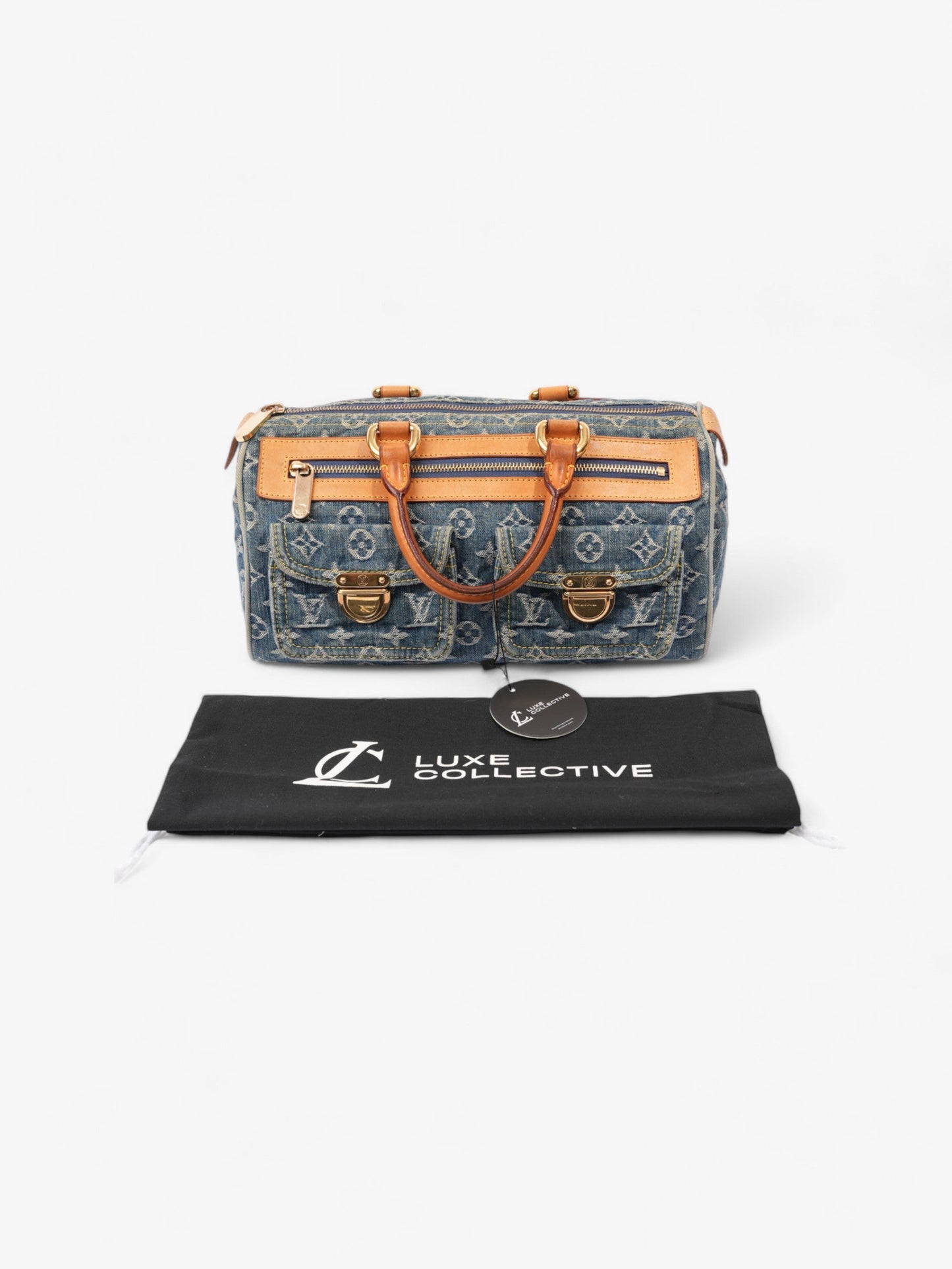 Louis Vuitton Neo Speedy Denim Monogram Denim 30