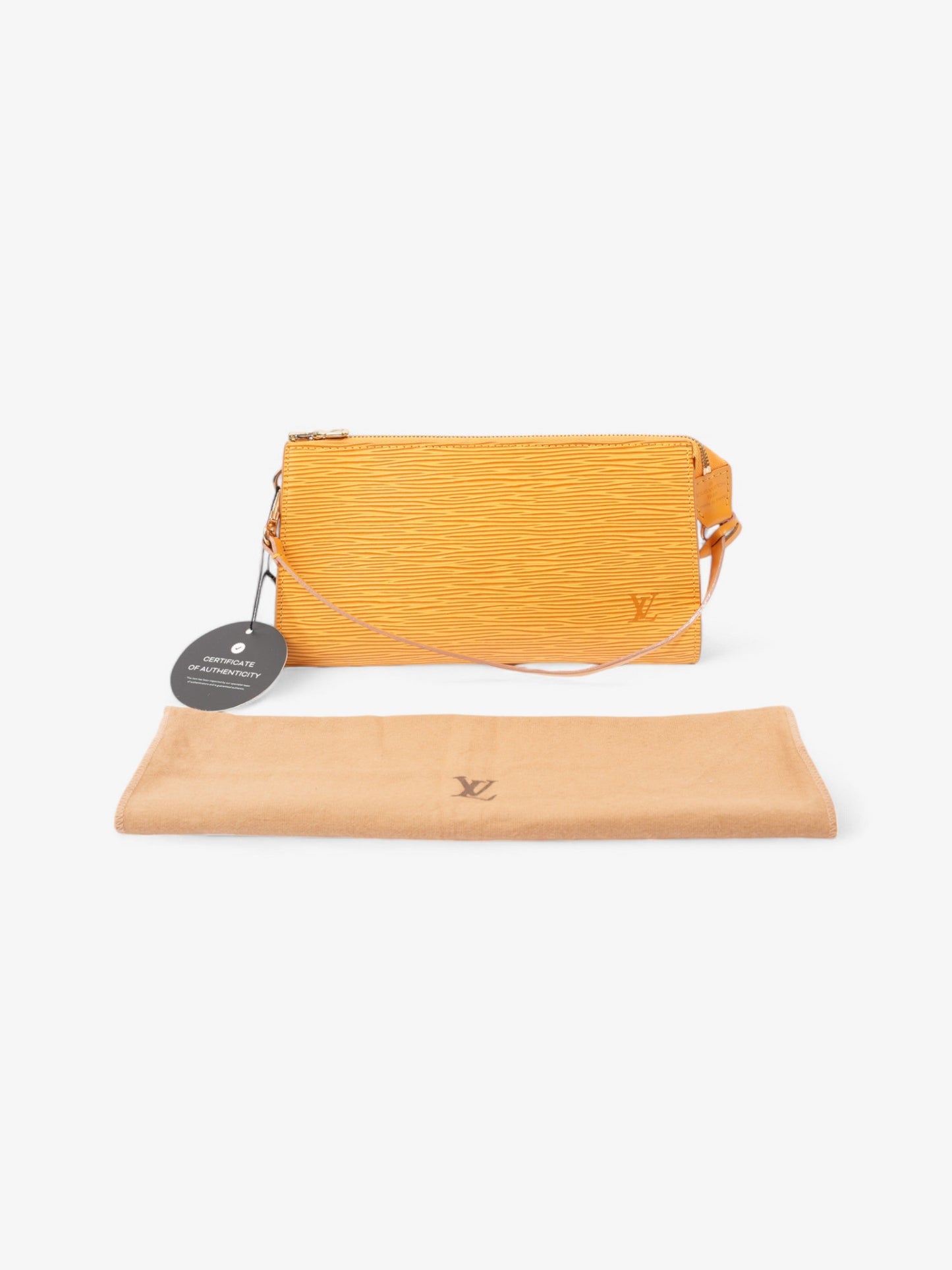 Louis Vuitton Pochette Accessoires Yellow Epi Leather