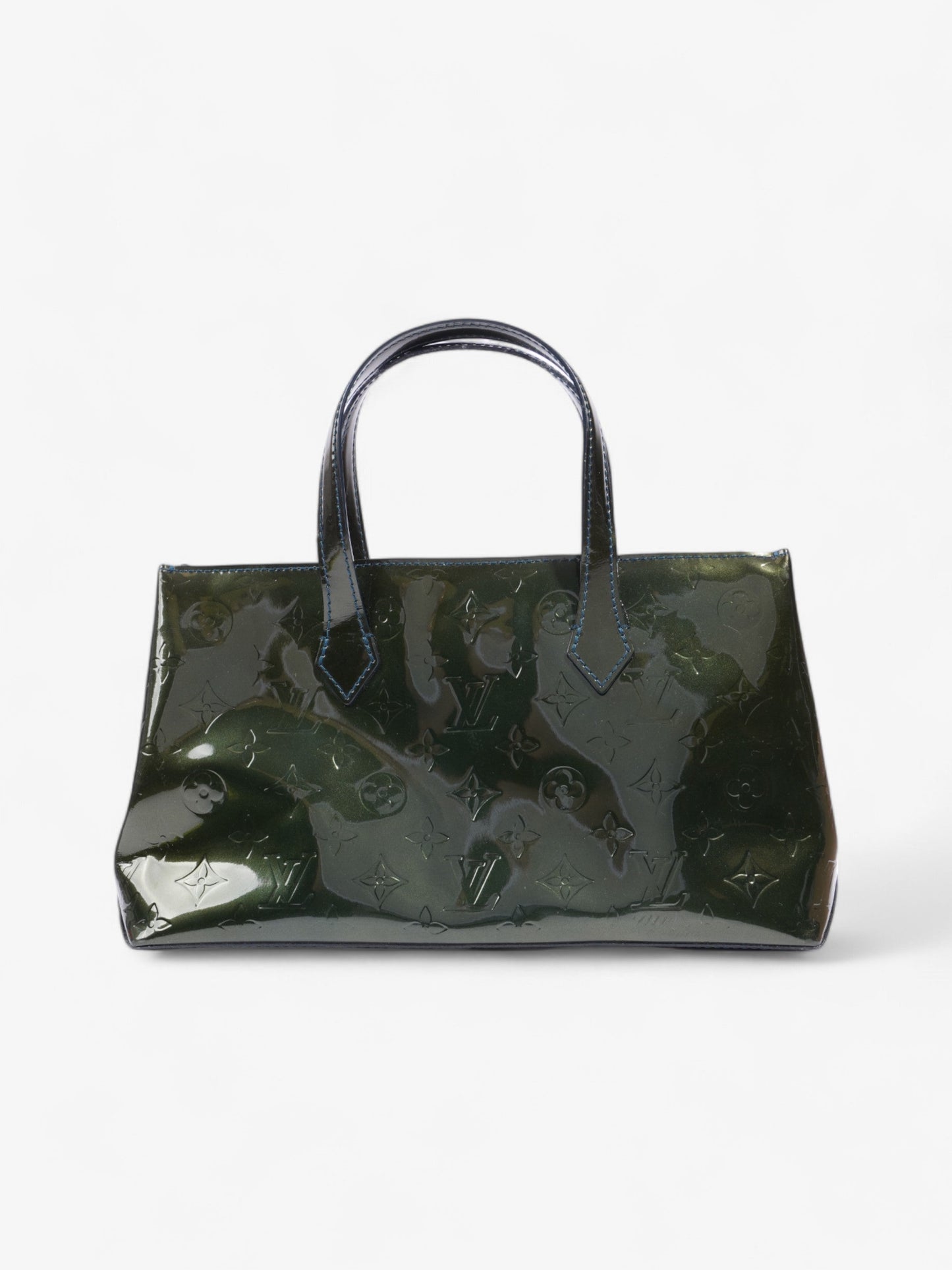 Louis Vuitton Wilshere Monogram Vernis / Dark Green Vernis Leather PM