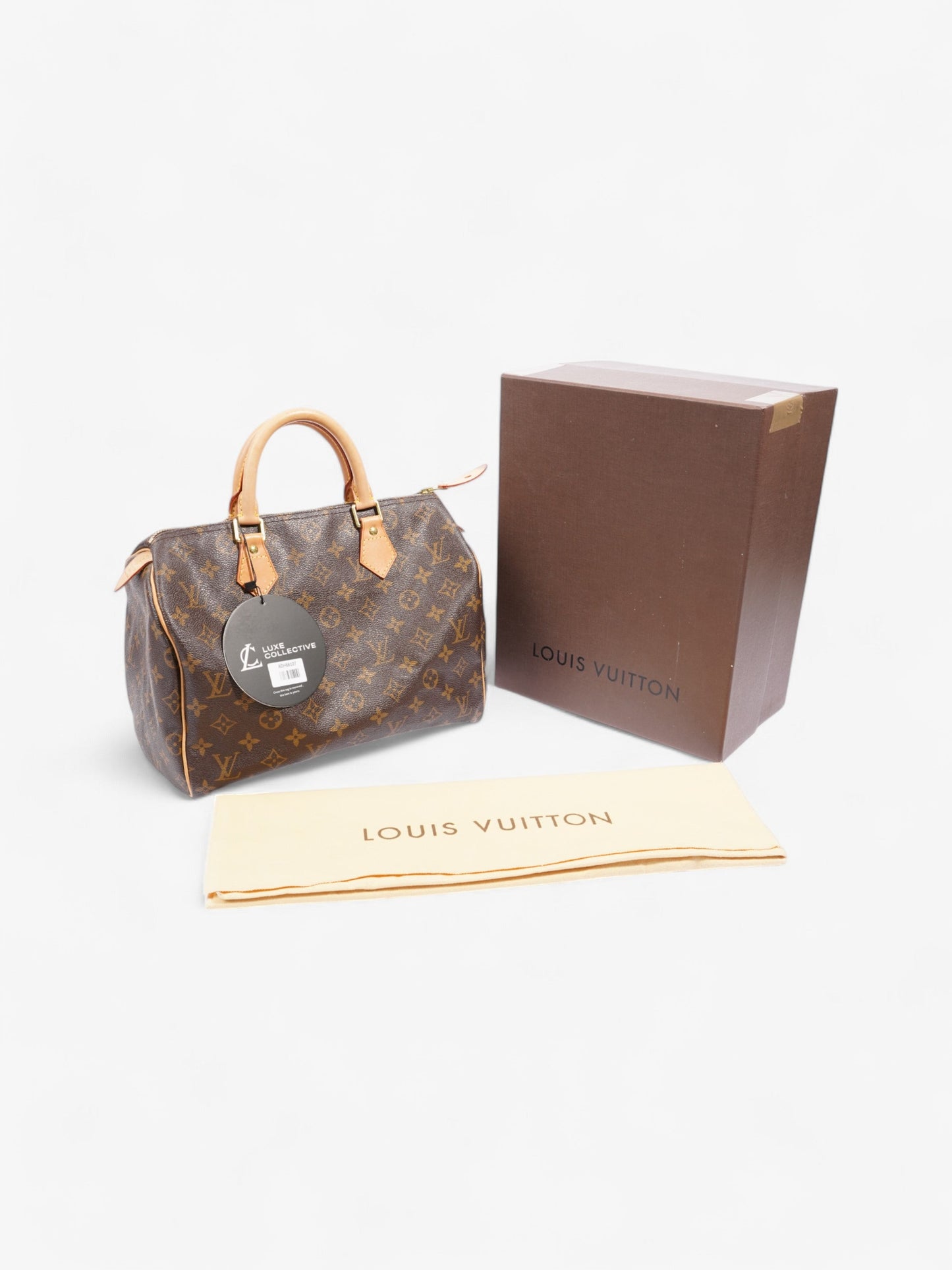 Louis Vuitton Speedy 30 Monogram Monogram Coated Canvas 30