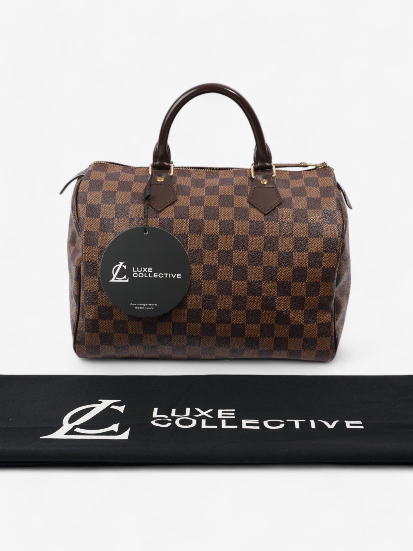 Louis Vuitton Damier Speedy Damier Ebene Canvas 30