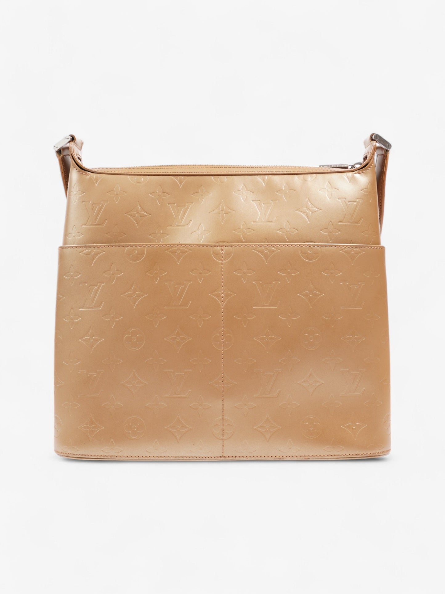 Louis Vuitton Matt Ambre Gold Embossed Leather One size