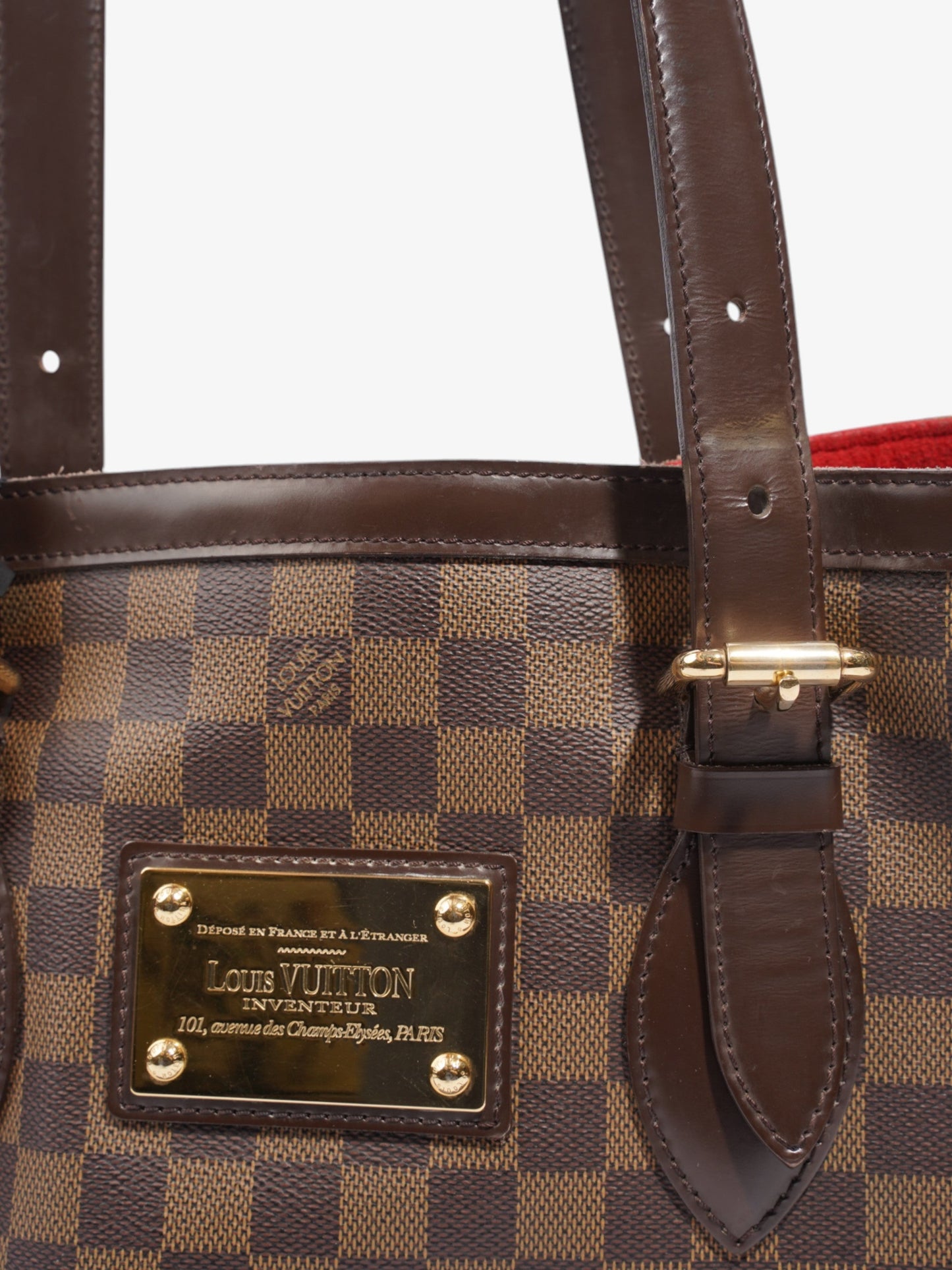 Louis Vuitton Damier Hampstead Damier Ebene Canvas GM