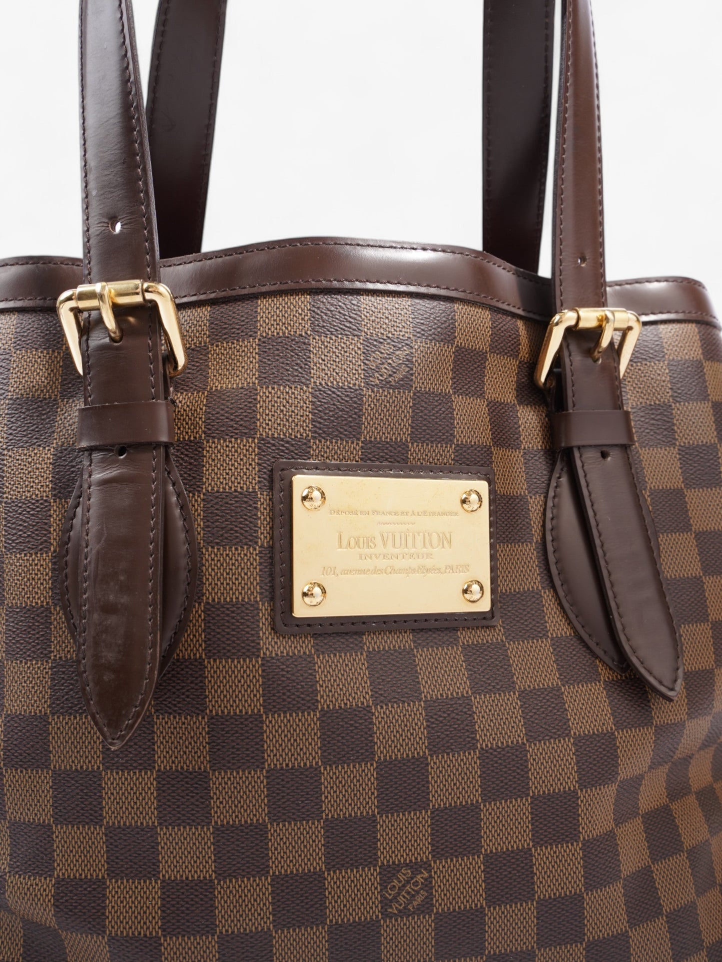 Louis Vuitton Damier Hampstead Damier Ebene Canvas GM