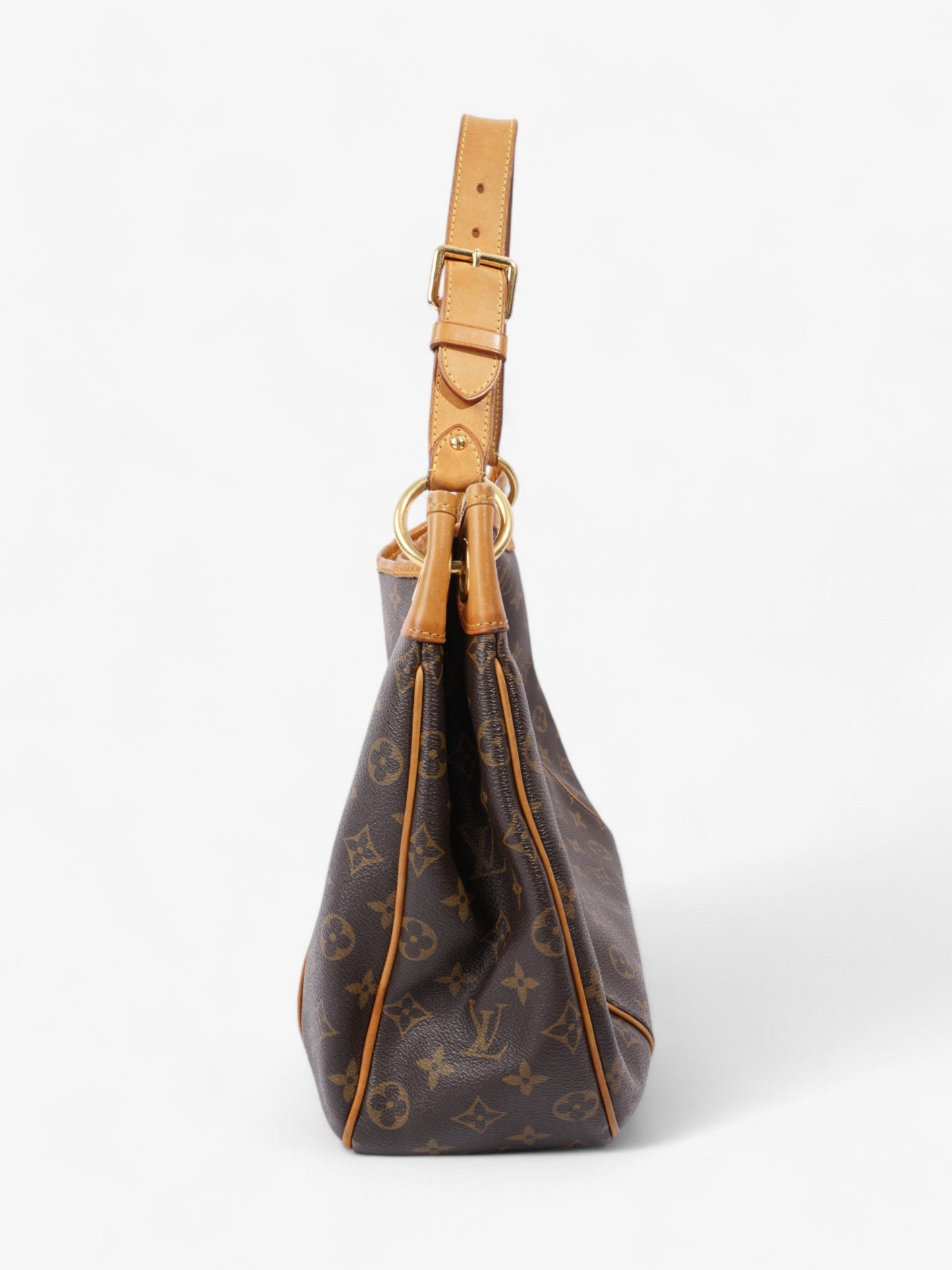 Louis Vuitton Galliera Monogram / Brown Coated Canvas PM