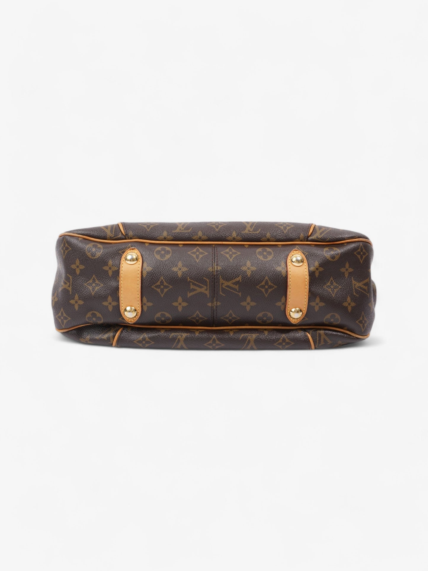 Louis Vuitton Galliera Monogram / Brown Coated Canvas PM