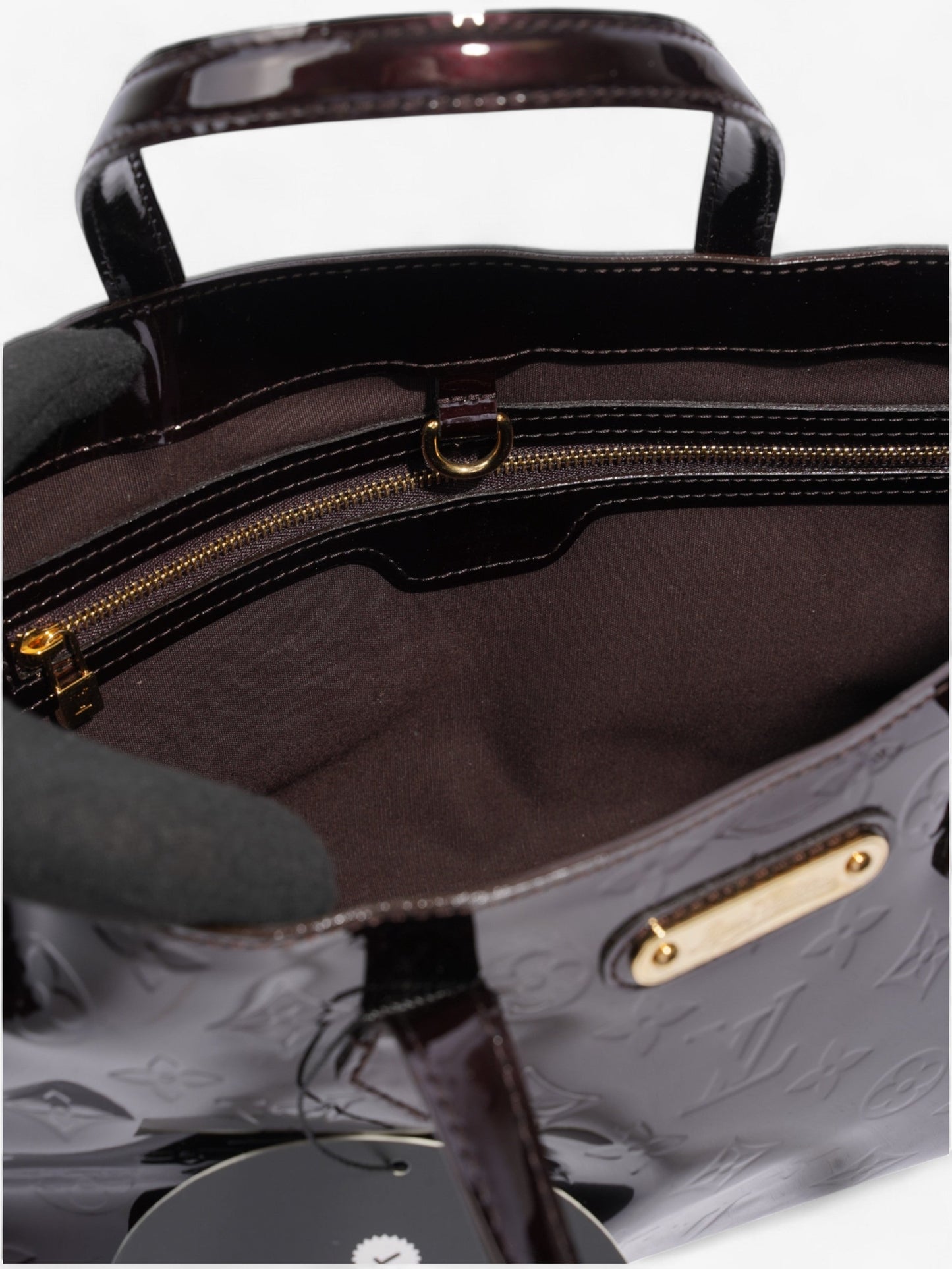 Louis Vuitton Wilshire Monogram Vernis / Burgundy Vernis Leather PM