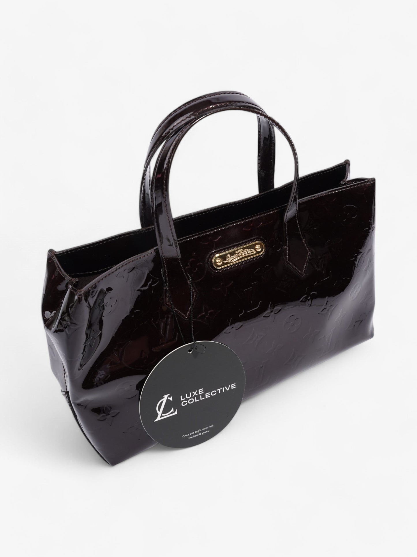 Louis Vuitton Wilshire Monogram Vernis / Burgundy Vernis Leather PM
