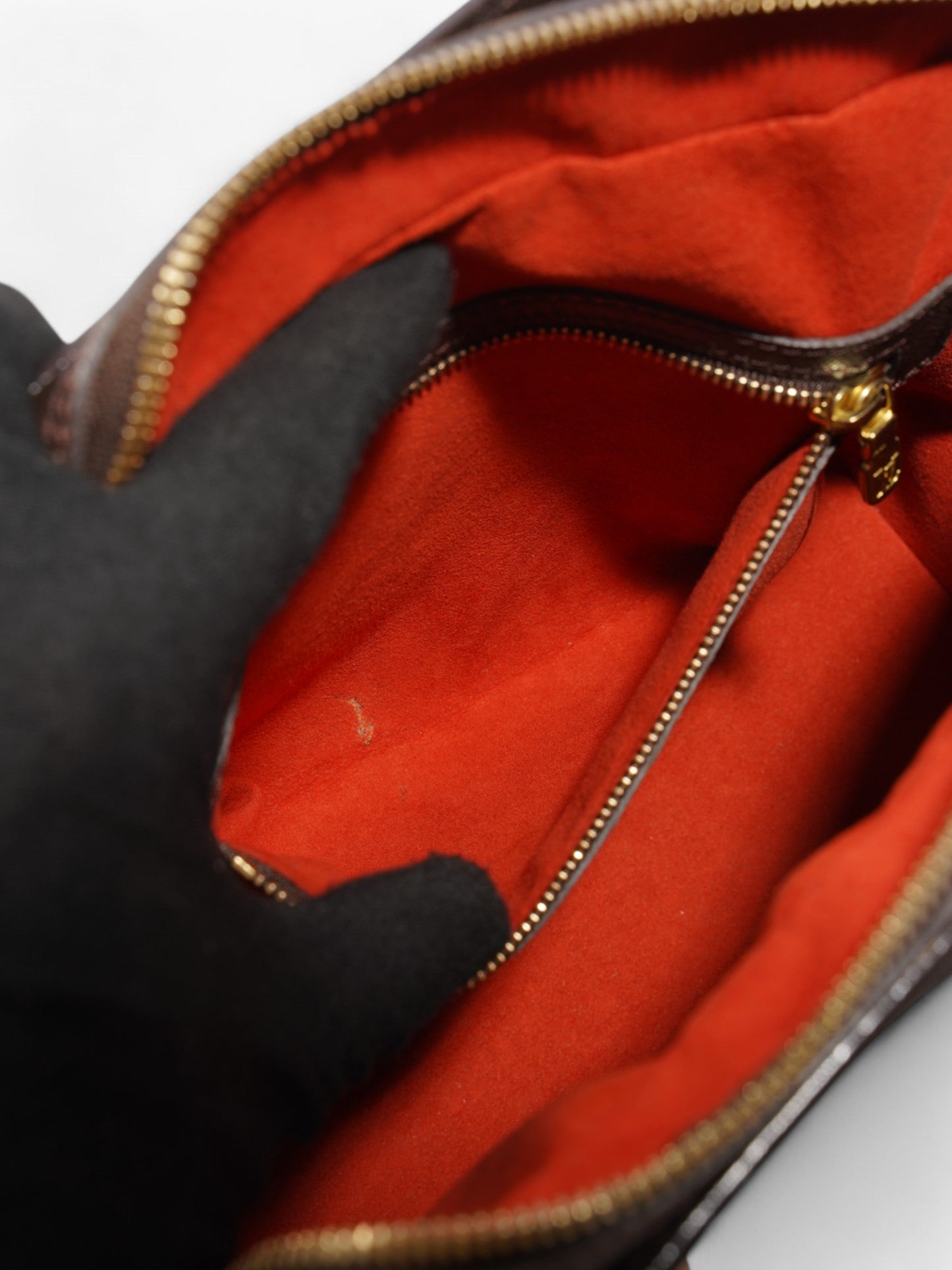 Louis Vuitton Triana Damier Ebene Coated Canvas
